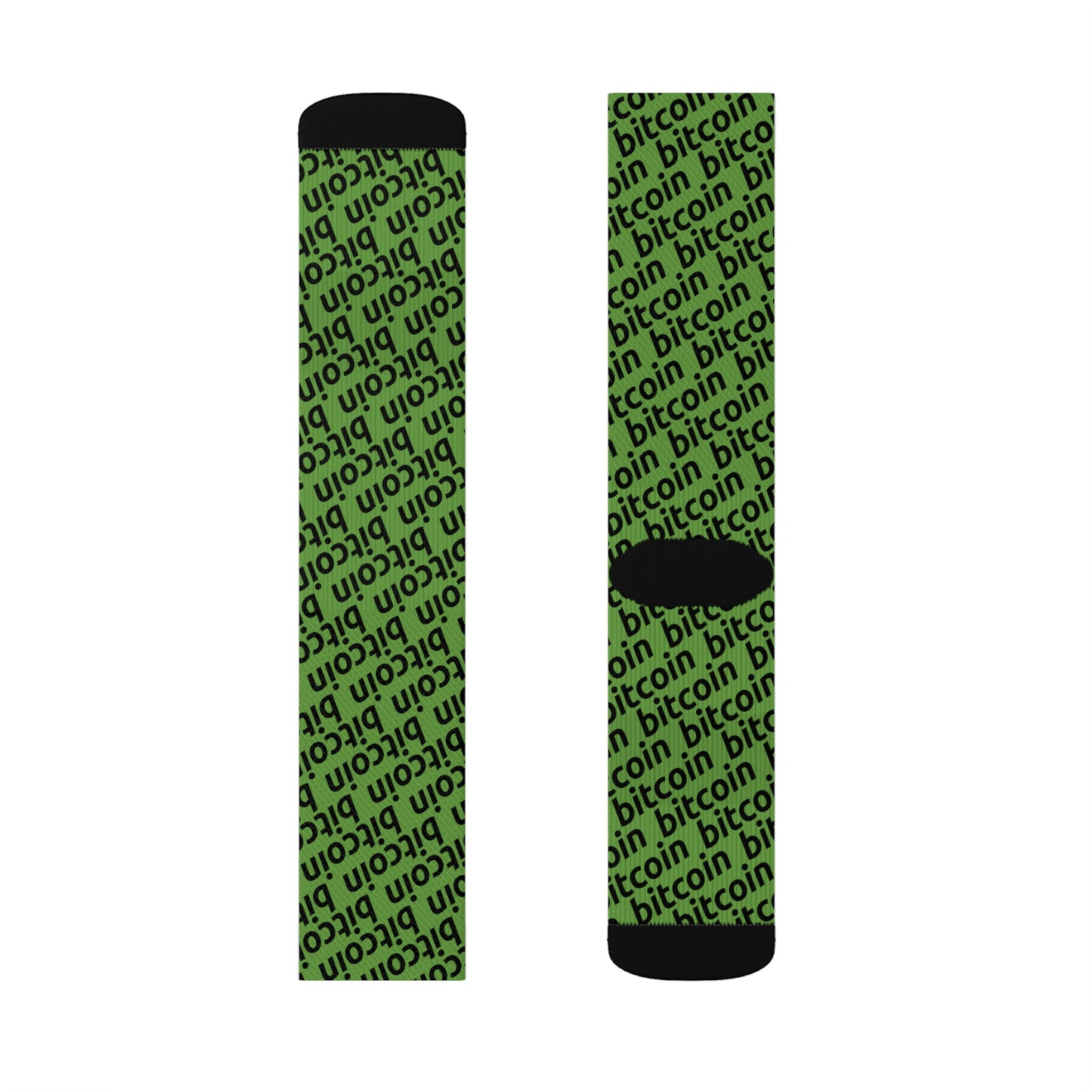 Bitcoin Green Socks