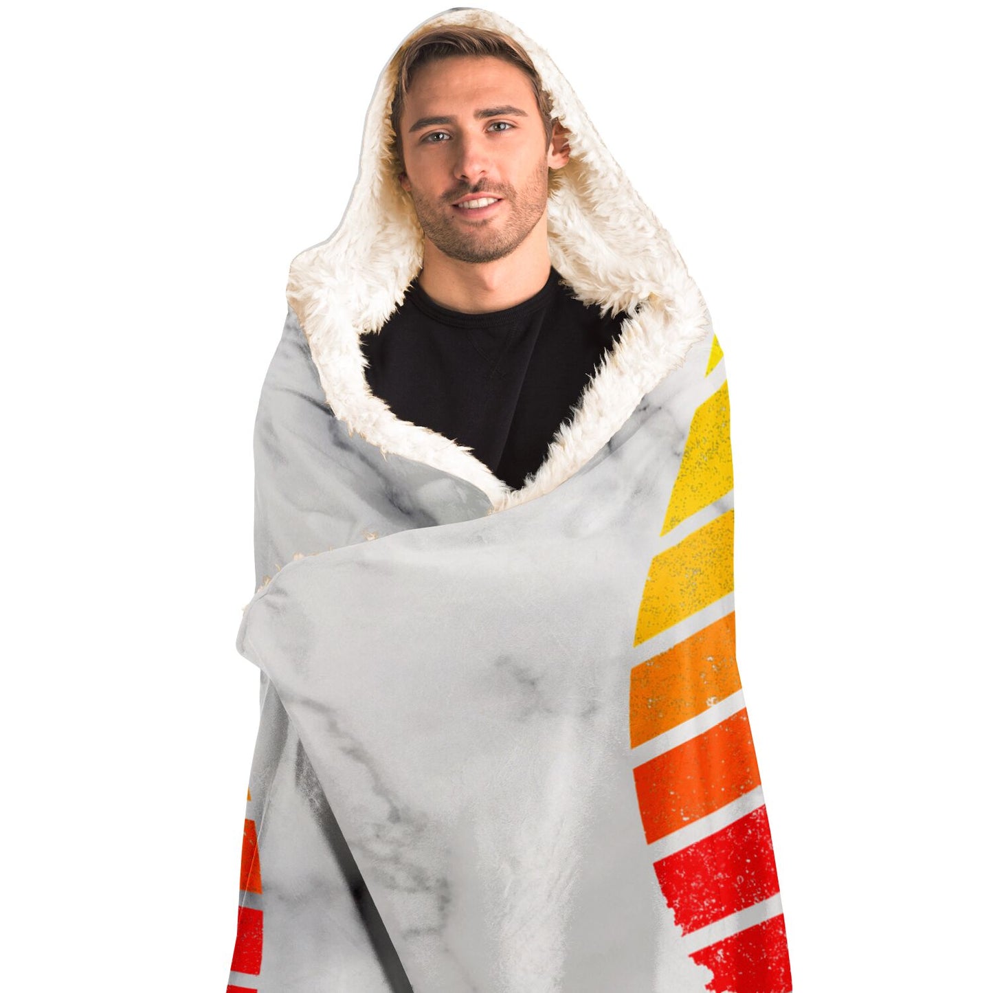 Bitcoin Marble Forest Hooded Blanket In N Out Crypto
