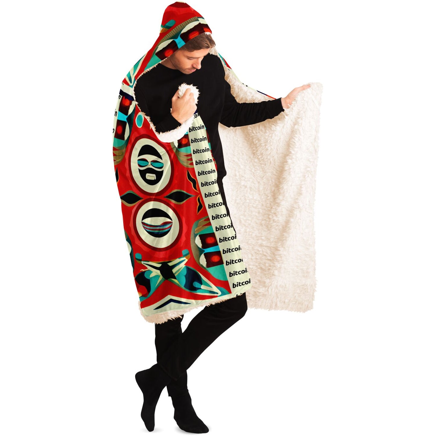 Bitcoin Myto Hooded Blanket In N Out Crypto