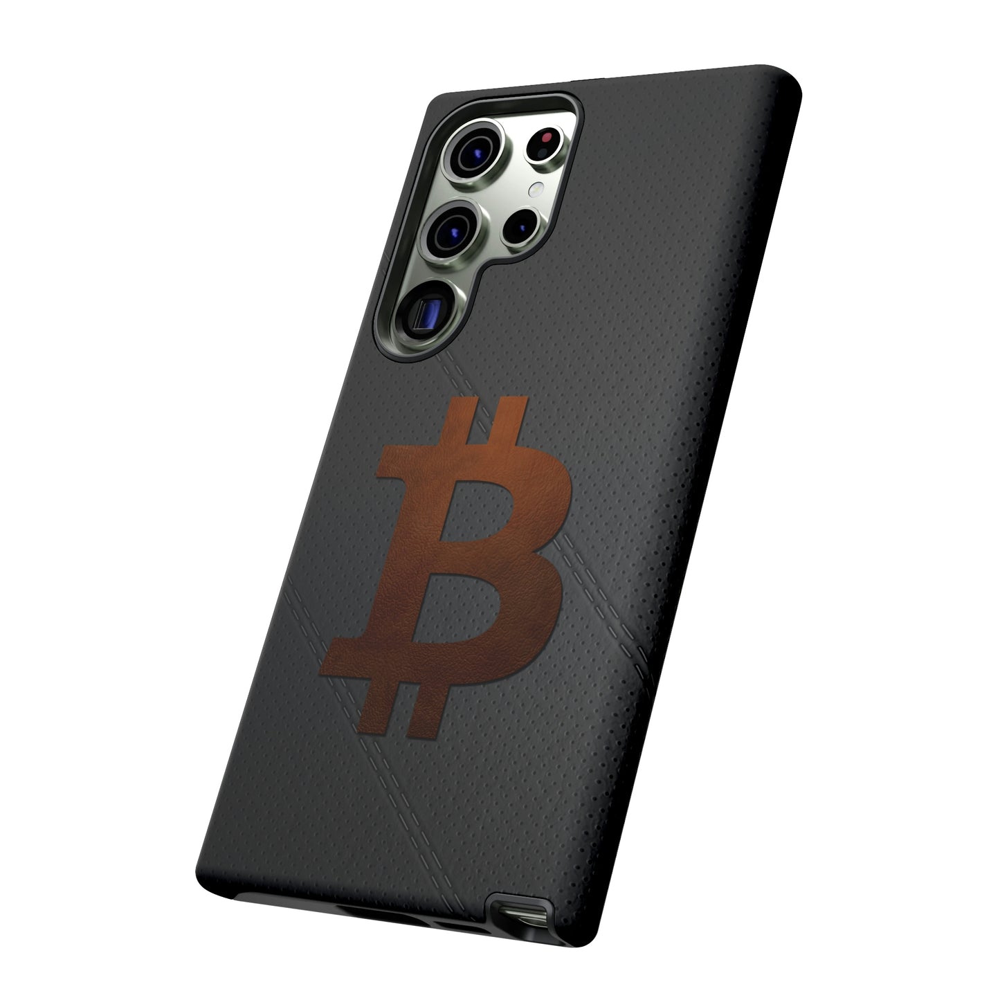 Bitcoin Brown Leather Case In N Out Crypto