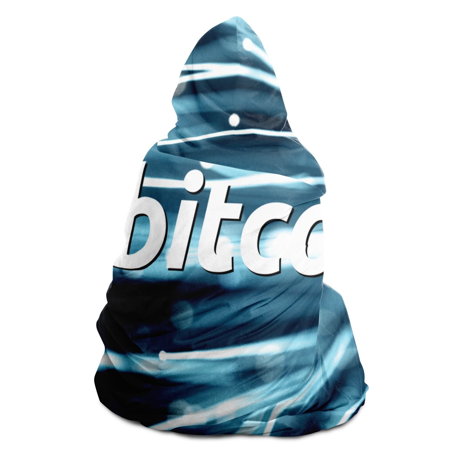 Bitcoin Optics Hooded Blanket In N Out Crypto