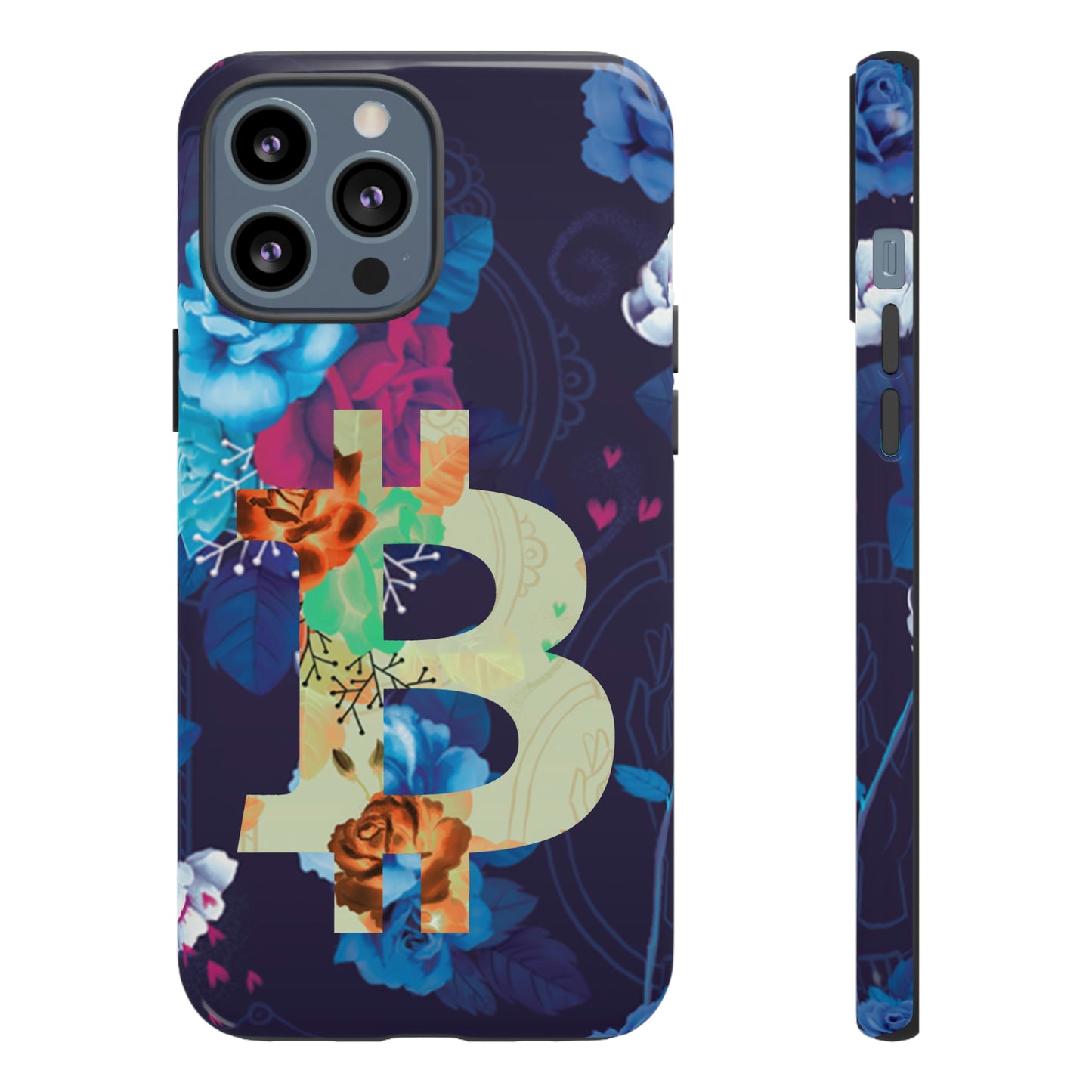 Bitcoin Flowers Art Case In N Out Crypto