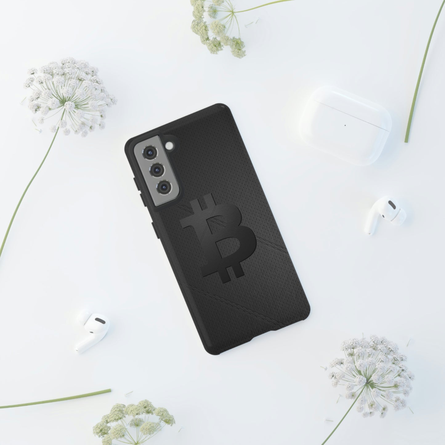 Bitcoin Leather Phone Case In N Out Crypto