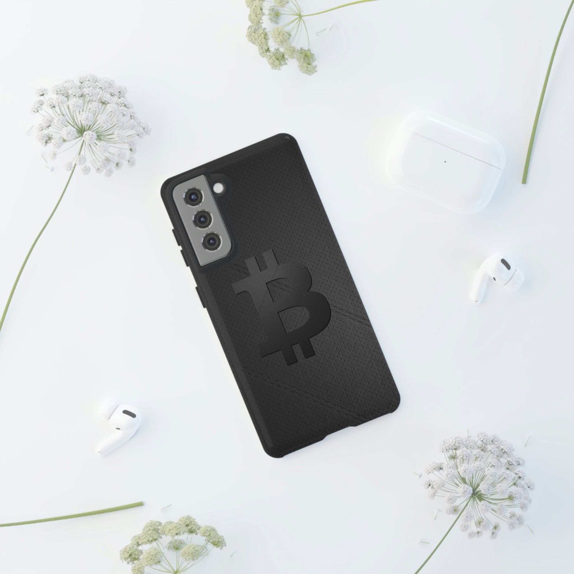 Bitcoin Leather Phone Case In N Out Crypto