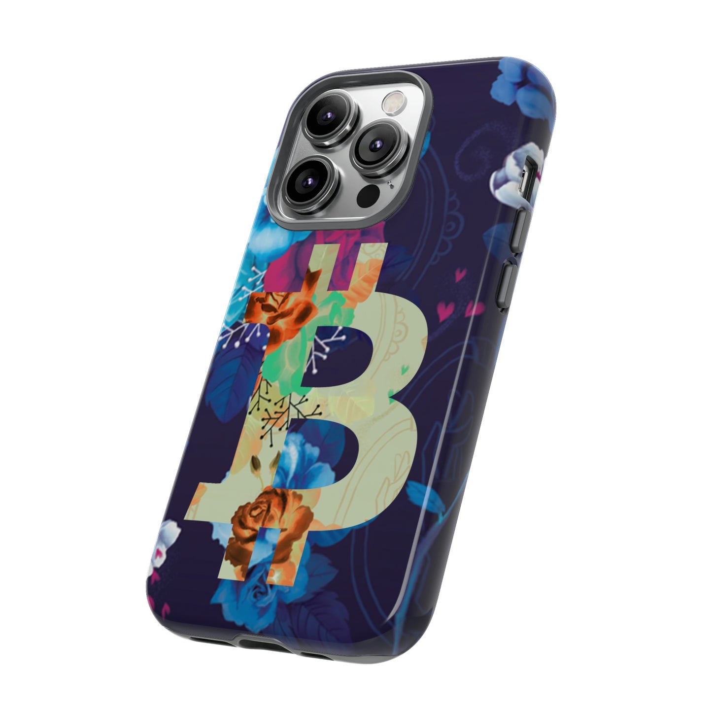 Bitcoin Flowers Art Case In N Out Crypto