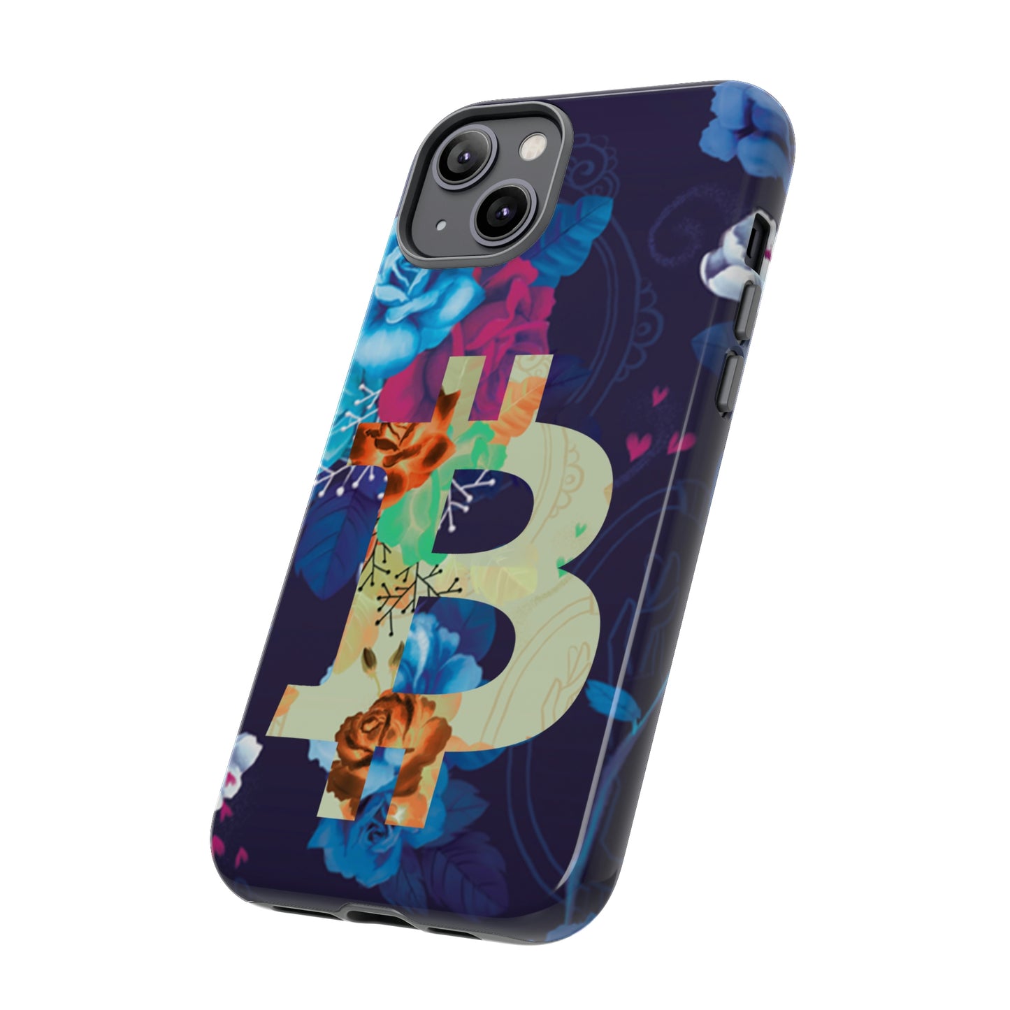 Bitcoin Flowers Art Case In N Out Crypto