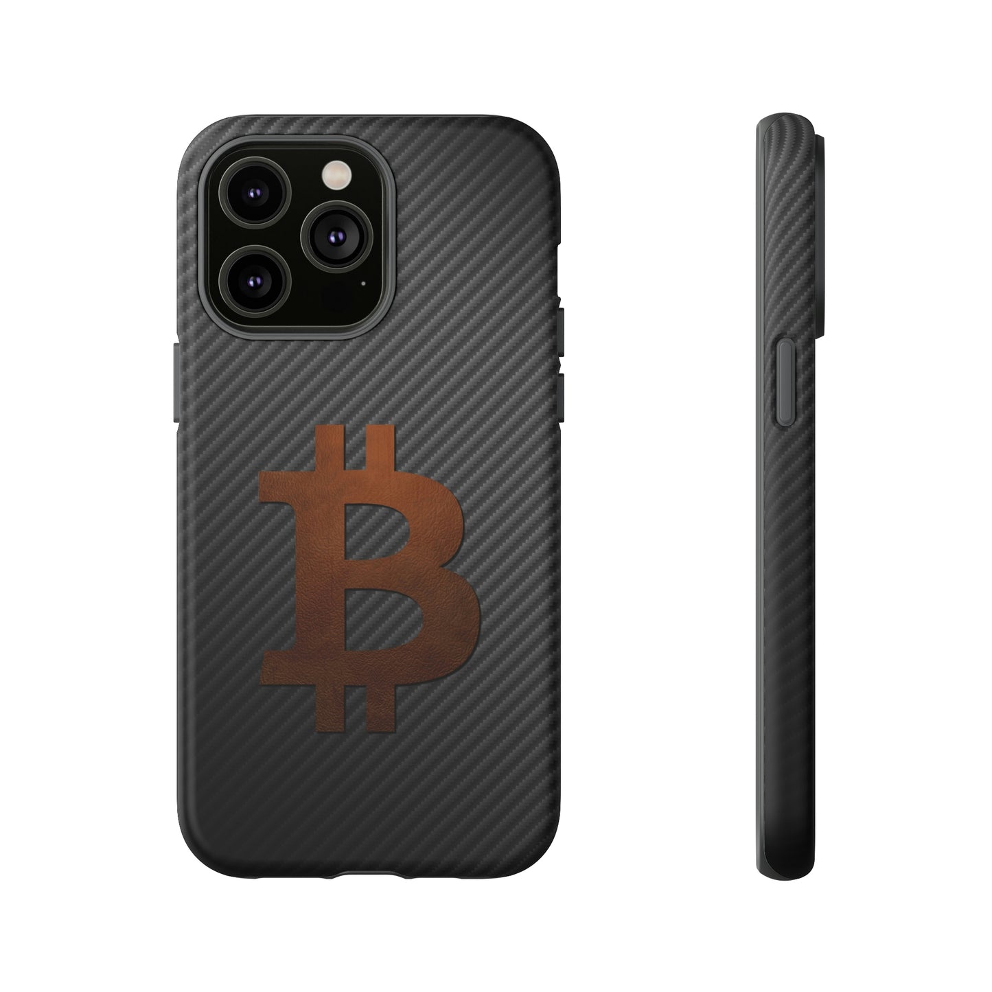 Bitcoin Fiber Brown Leather Case In N Out Crypto