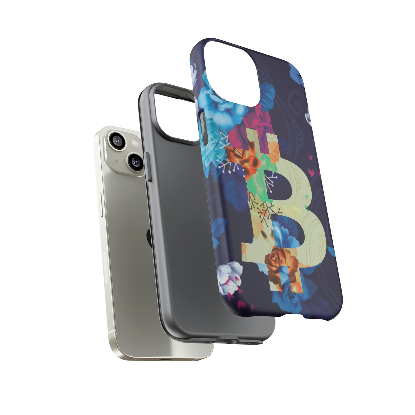 Bitcoin Flowers Art Case In N Out Crypto