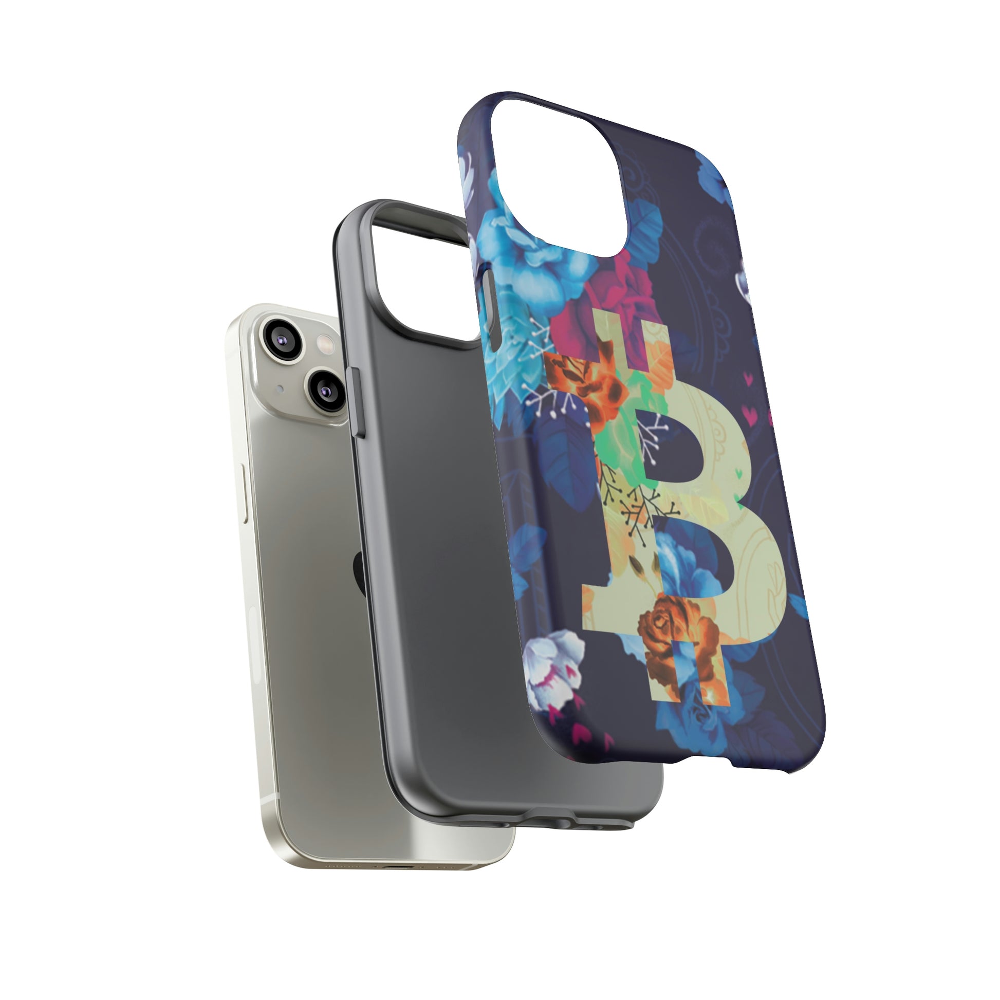 Bitcoin Flowers Art Case In N Out Crypto