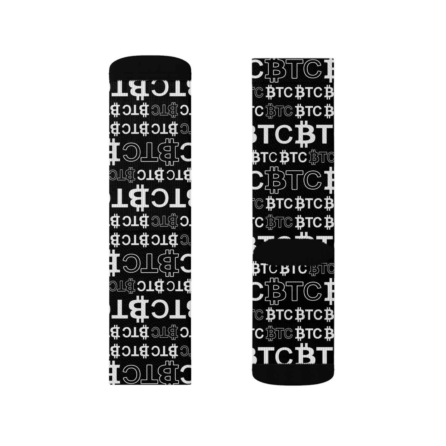 Bitcoin Dubai Socks Printify