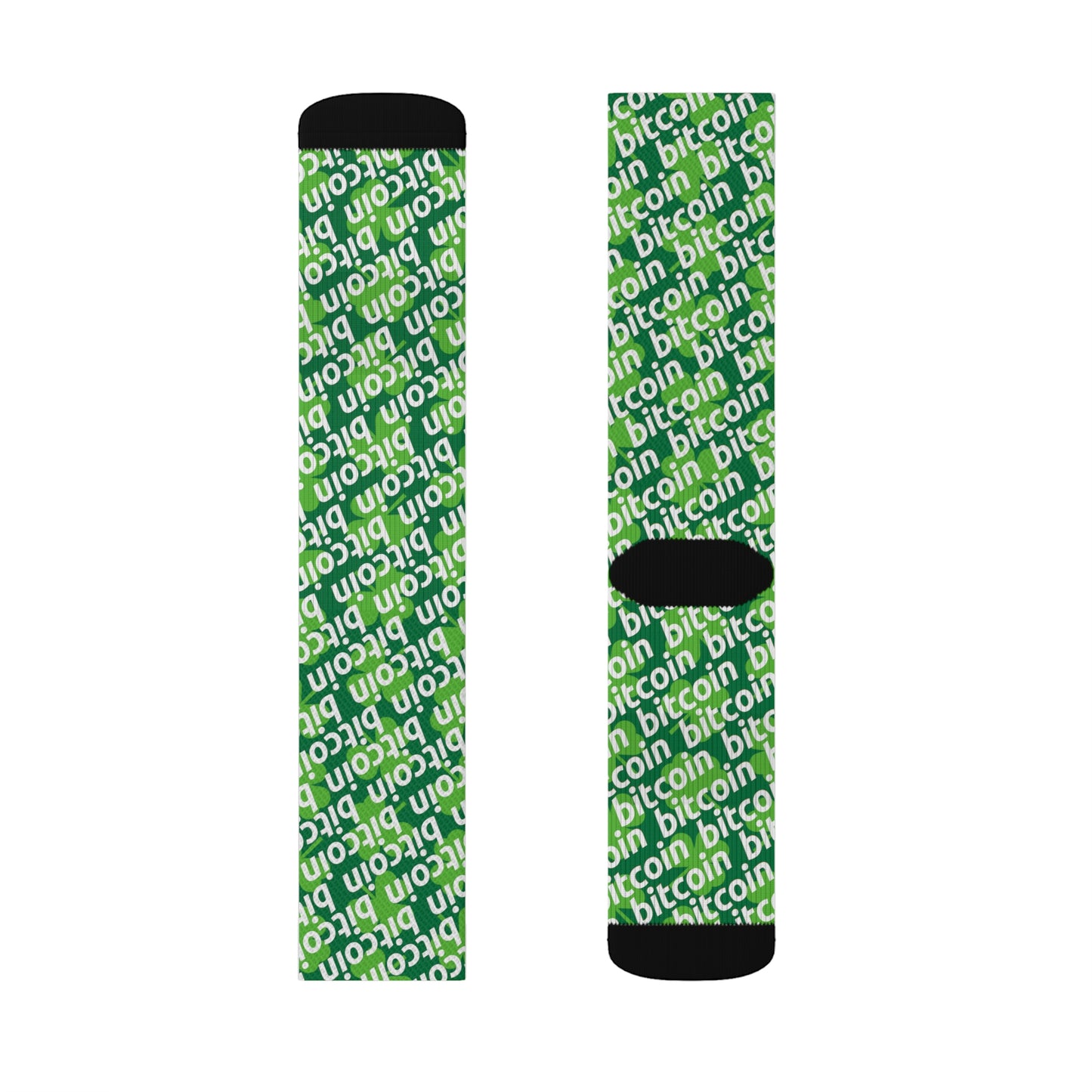 Bitcoin St. Patrick's Day Socks Printify