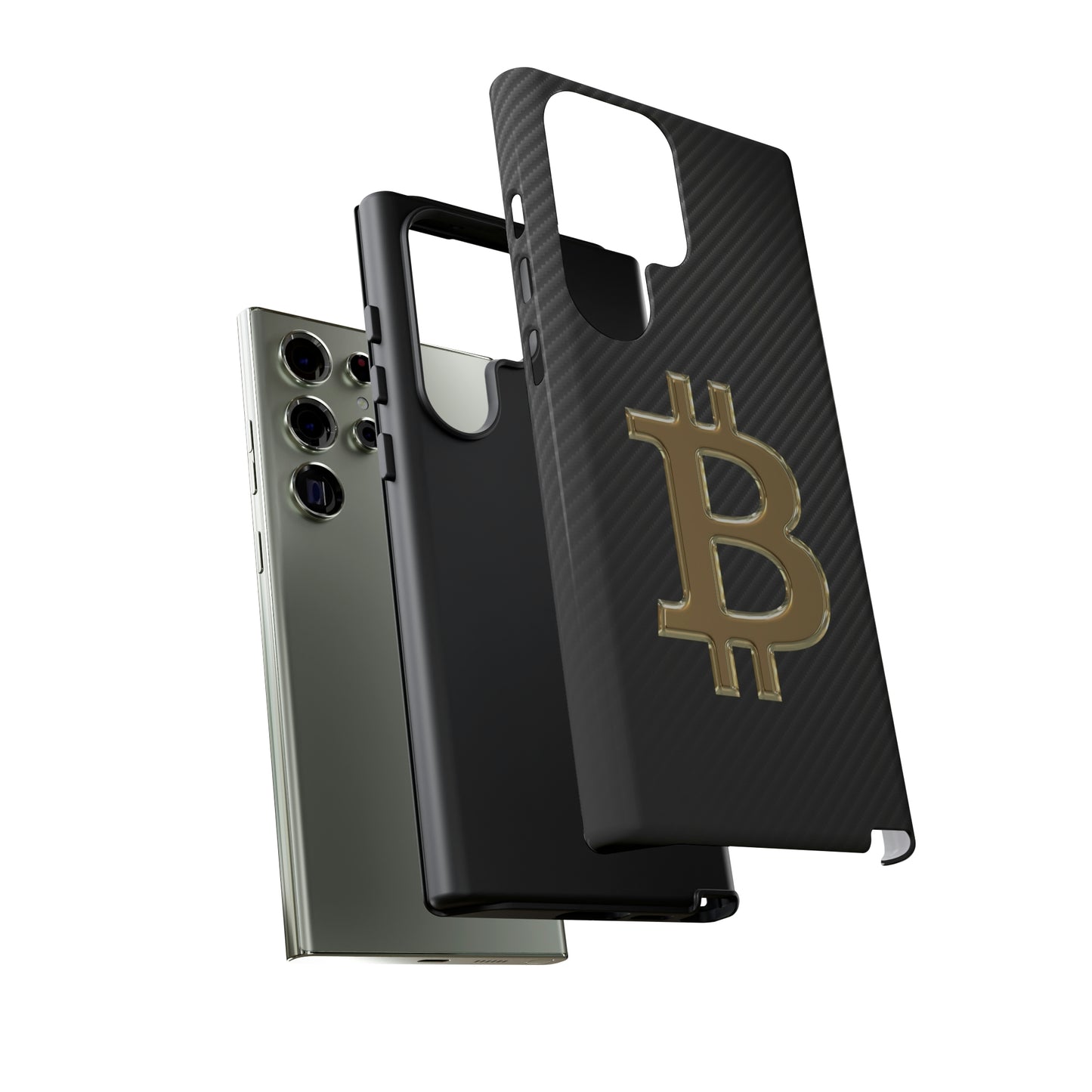 Bitcoin Carbon Fiber Gold Case In N Out Crypto