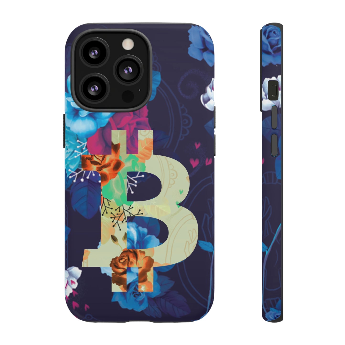 Bitcoin Flowers Art Case In N Out Crypto