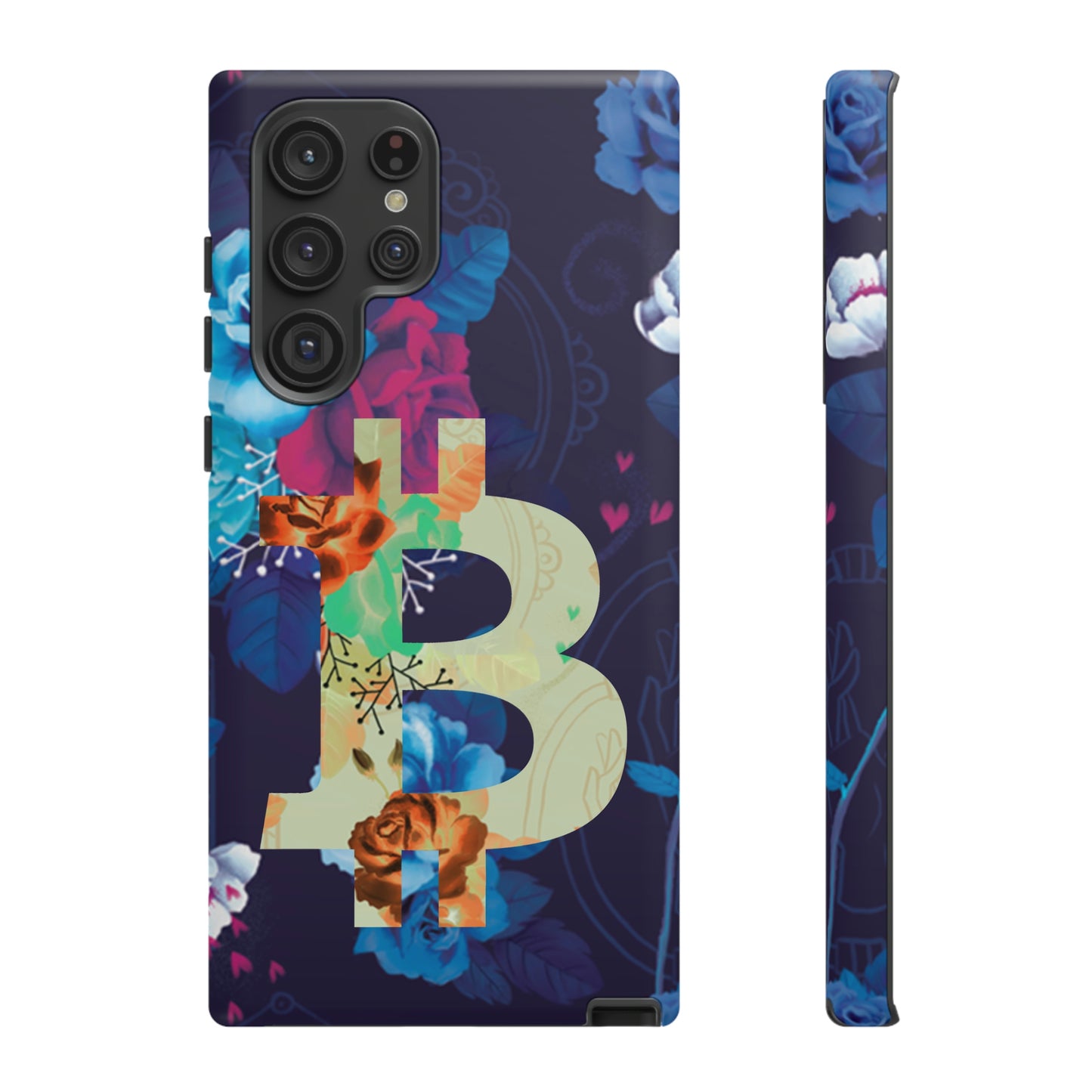 Bitcoin Flowers Art Case In N Out Crypto