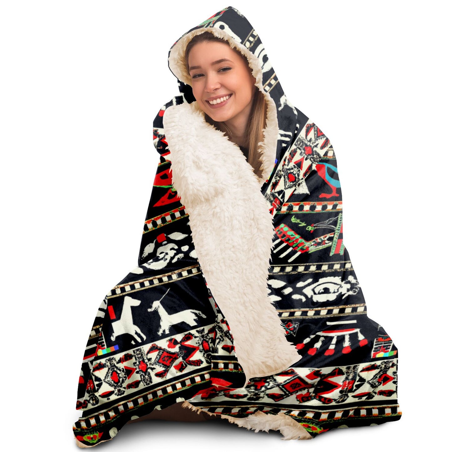 Bitcoin Petroart Hooded Blanket In N Out Crypto