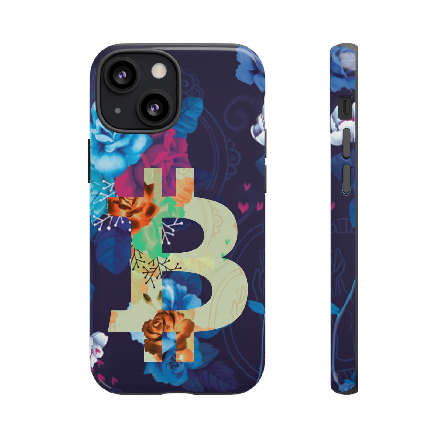 Bitcoin Flowers Art Case In N Out Crypto