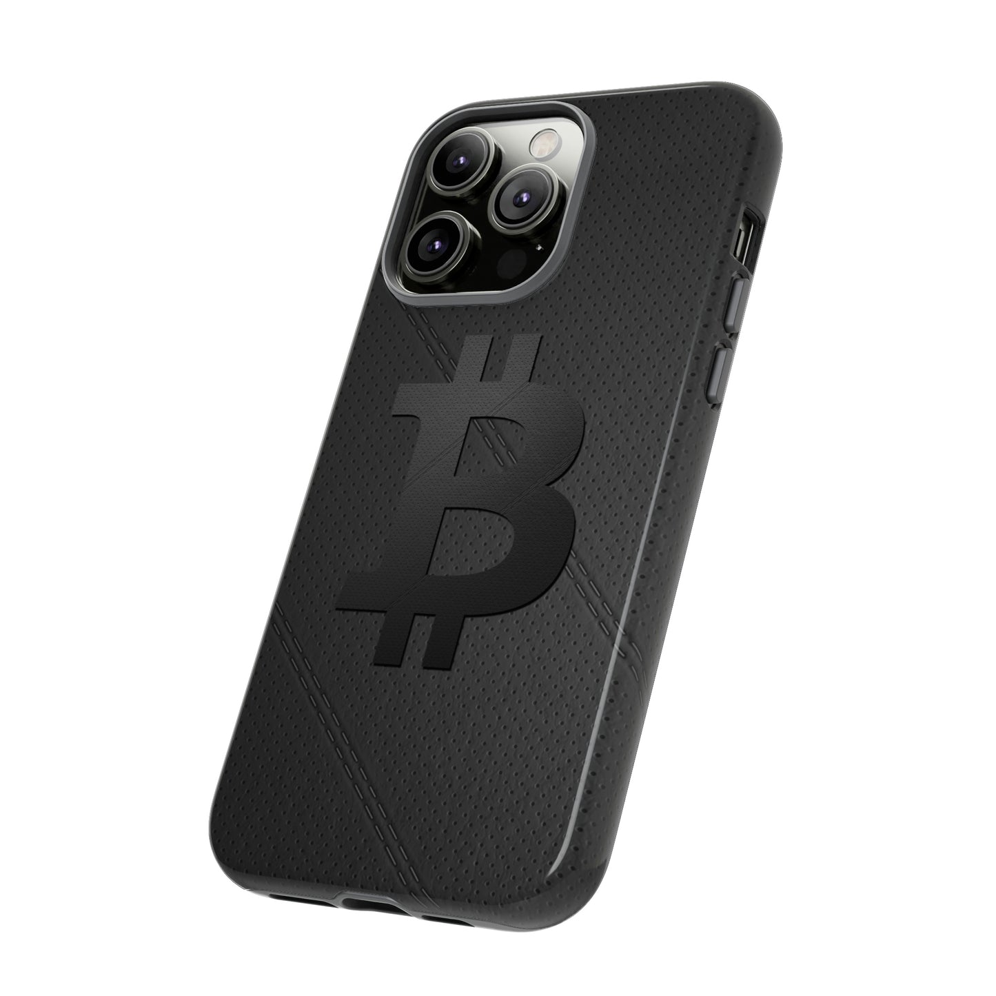 Bitcoin Leather Phone Case In N Out Crypto