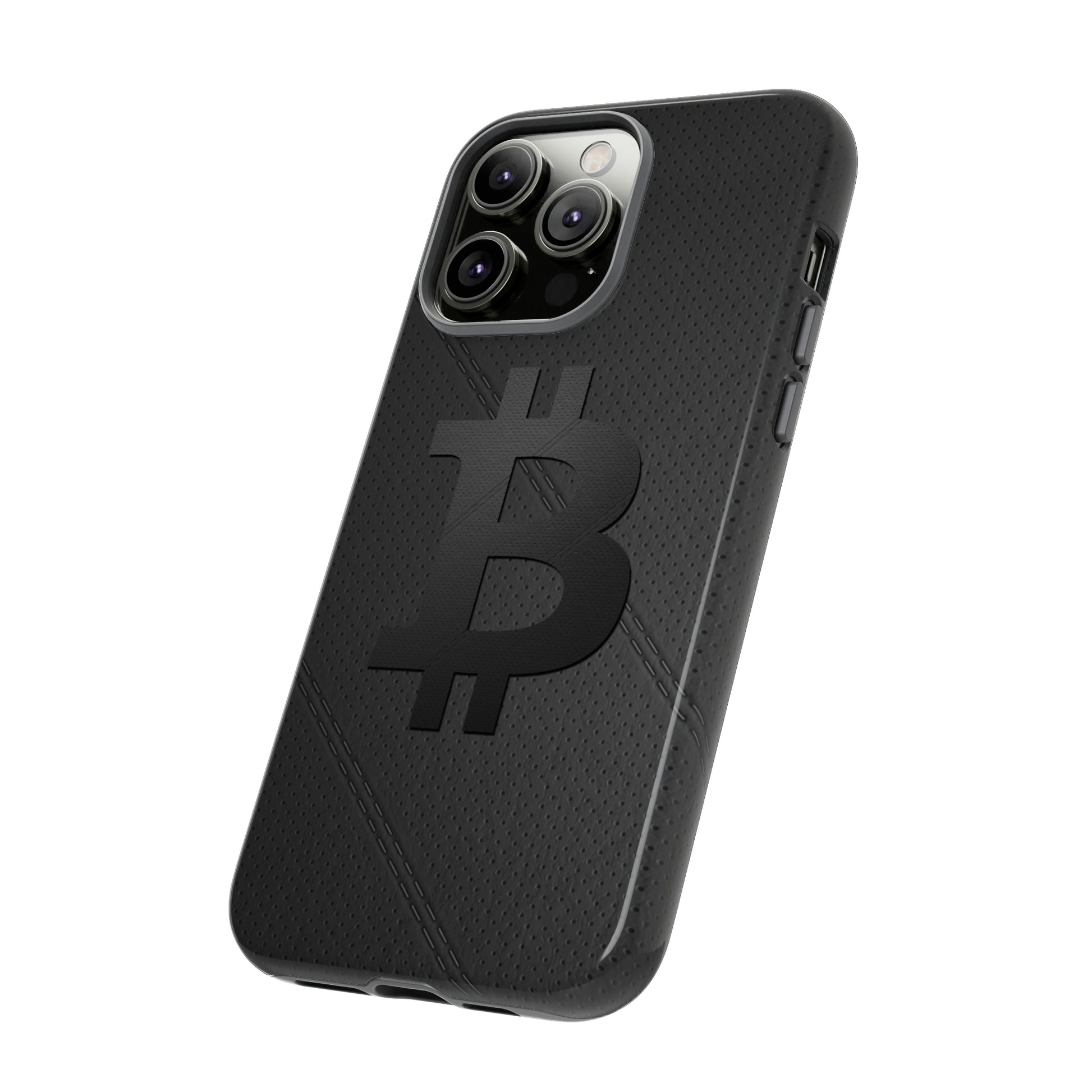 Bitcoin Leather Phone Case In N Out Crypto