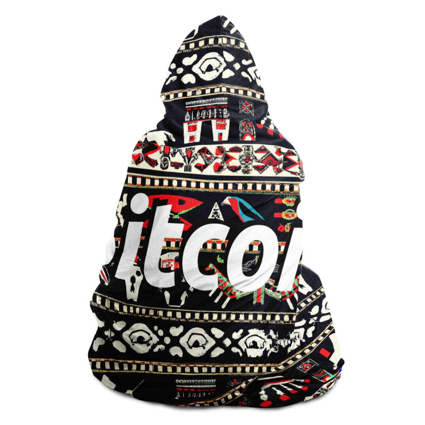 Bitcoin Petroart Hooded Blanket In N Out Crypto