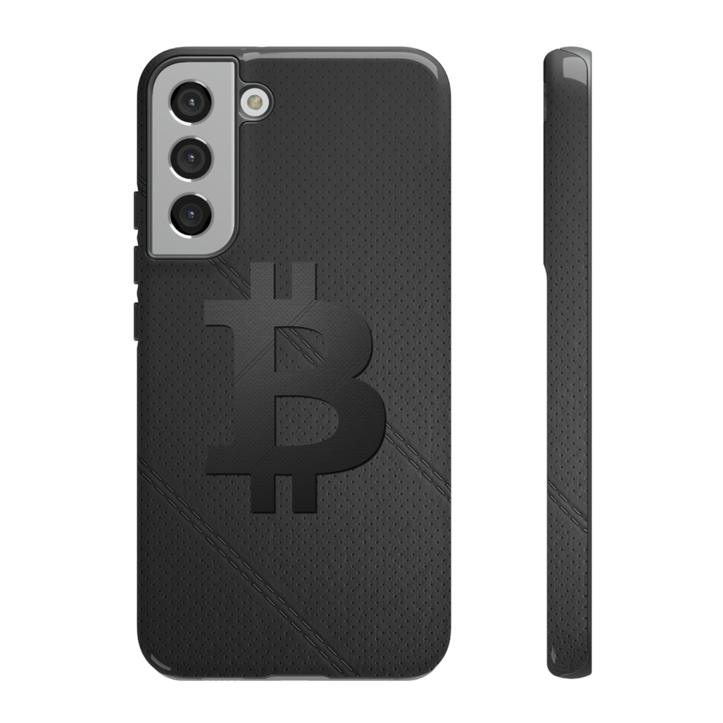 Bitcoin Leather Phone Case In N Out Crypto