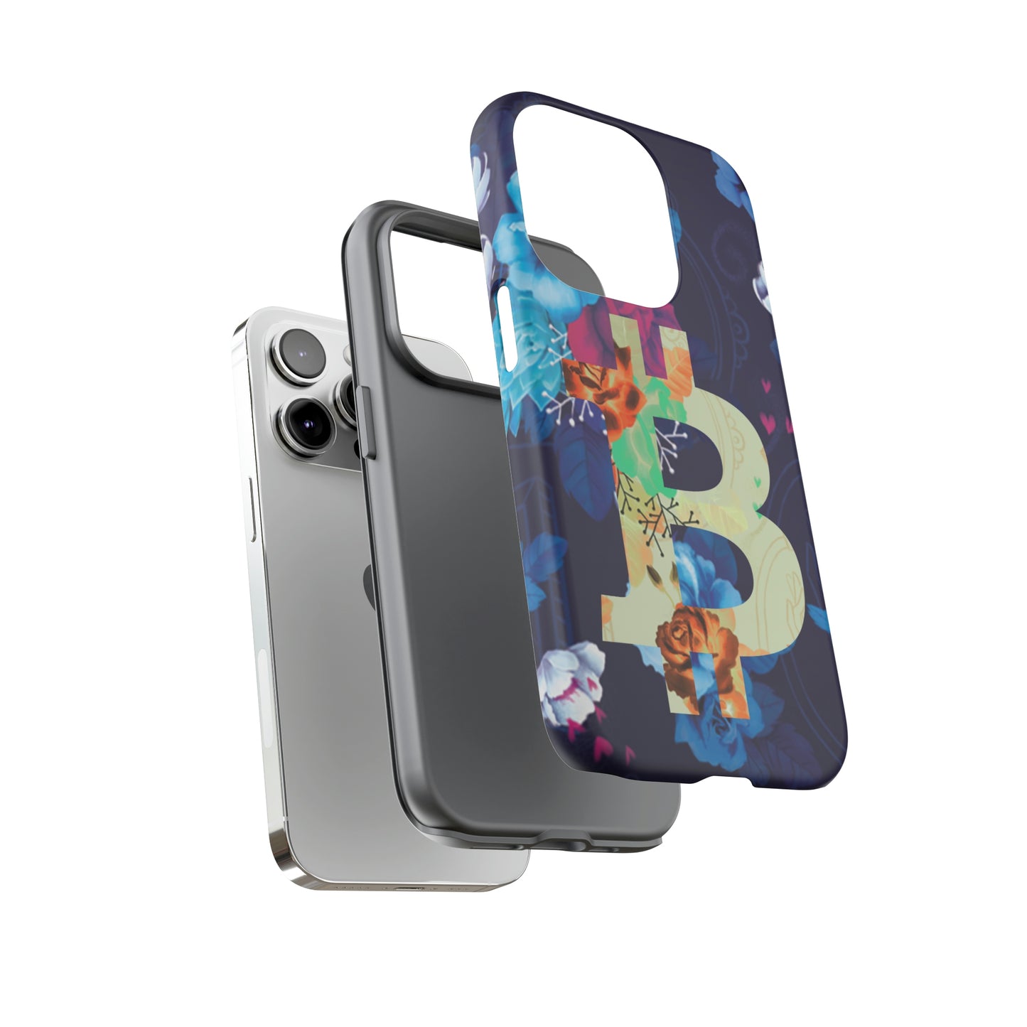 Bitcoin Flowers Art Case In N Out Crypto