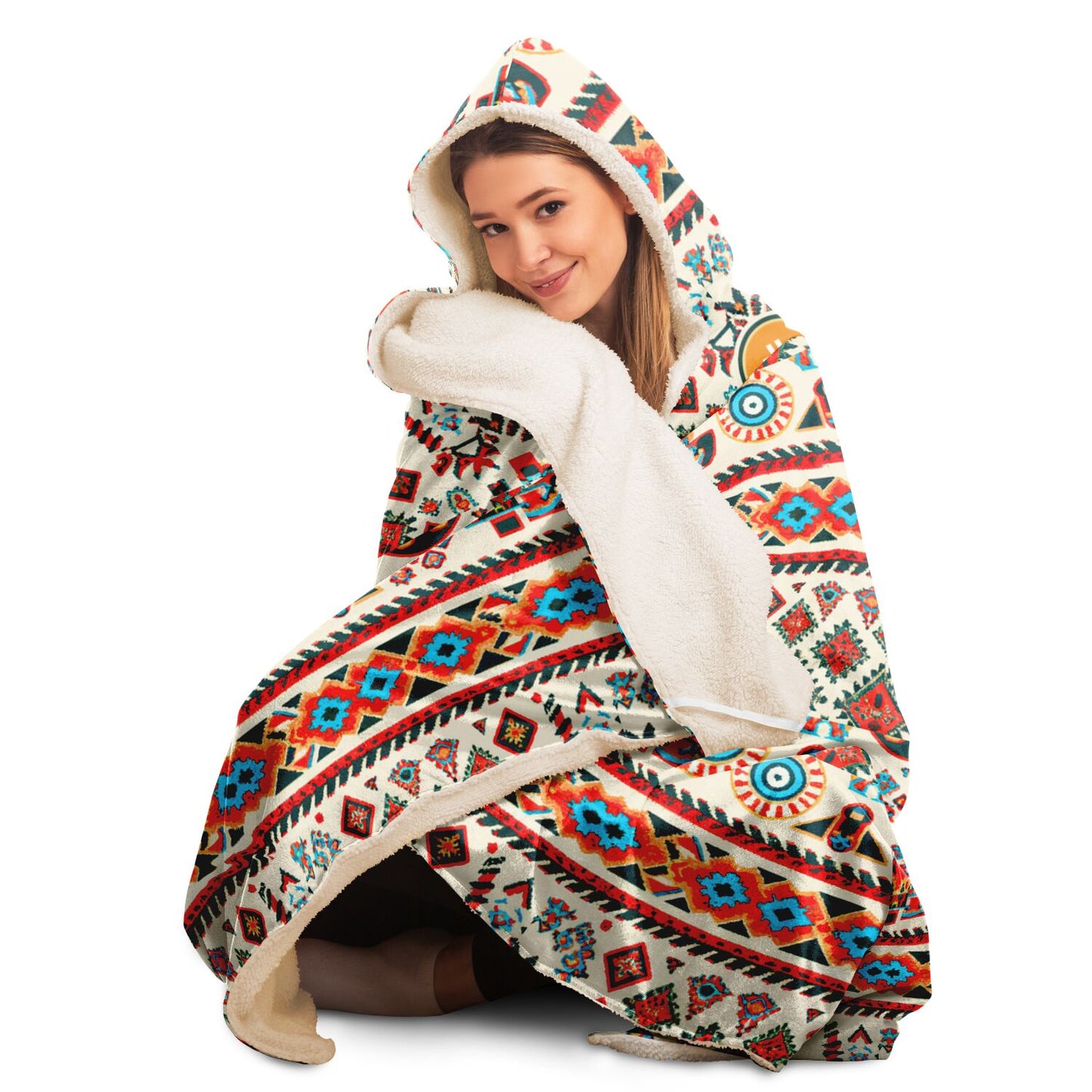 Bitcoin Native Art Hooded Blanket In N Out Crypto
