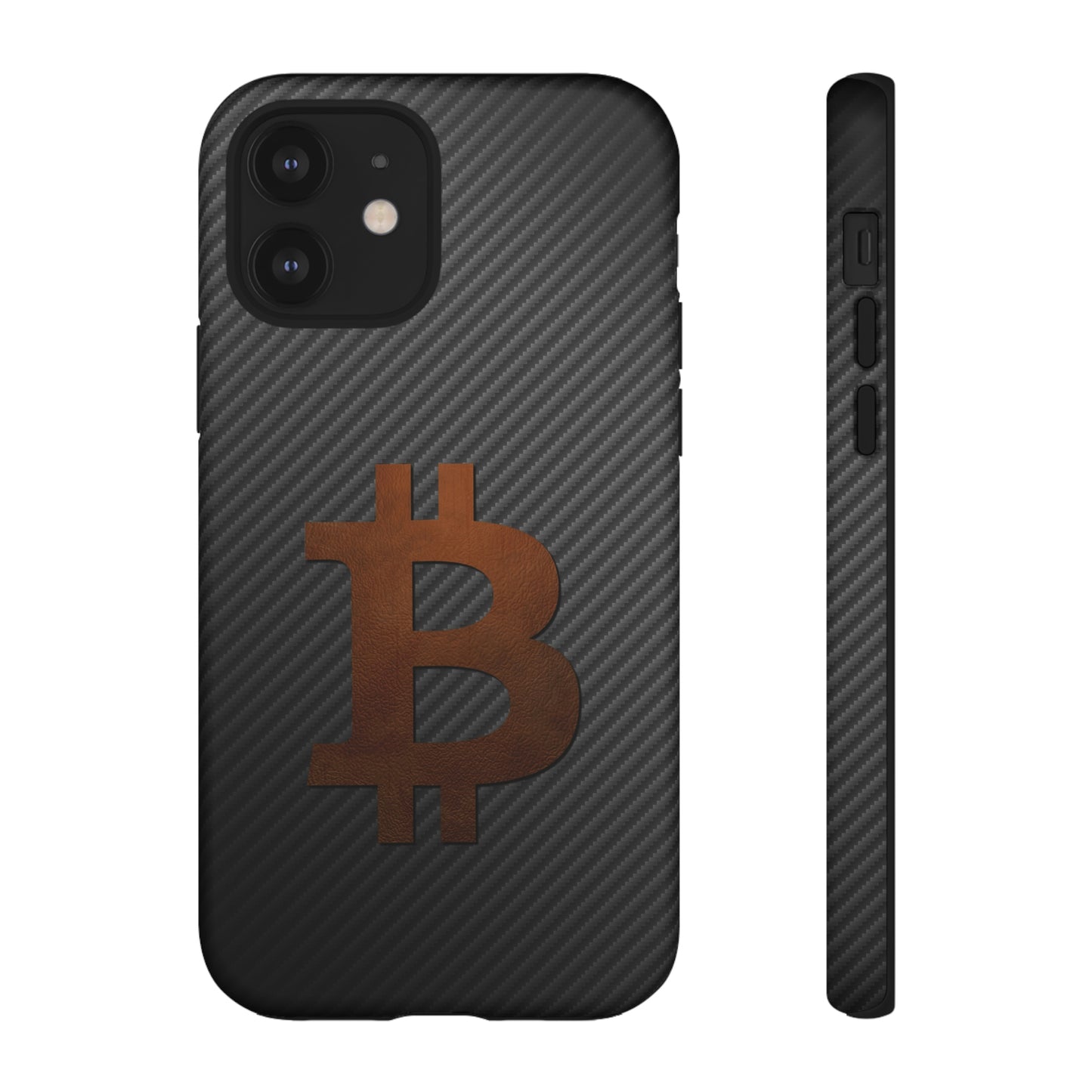 Bitcoin Fiber Brown Leather Case In N Out Crypto