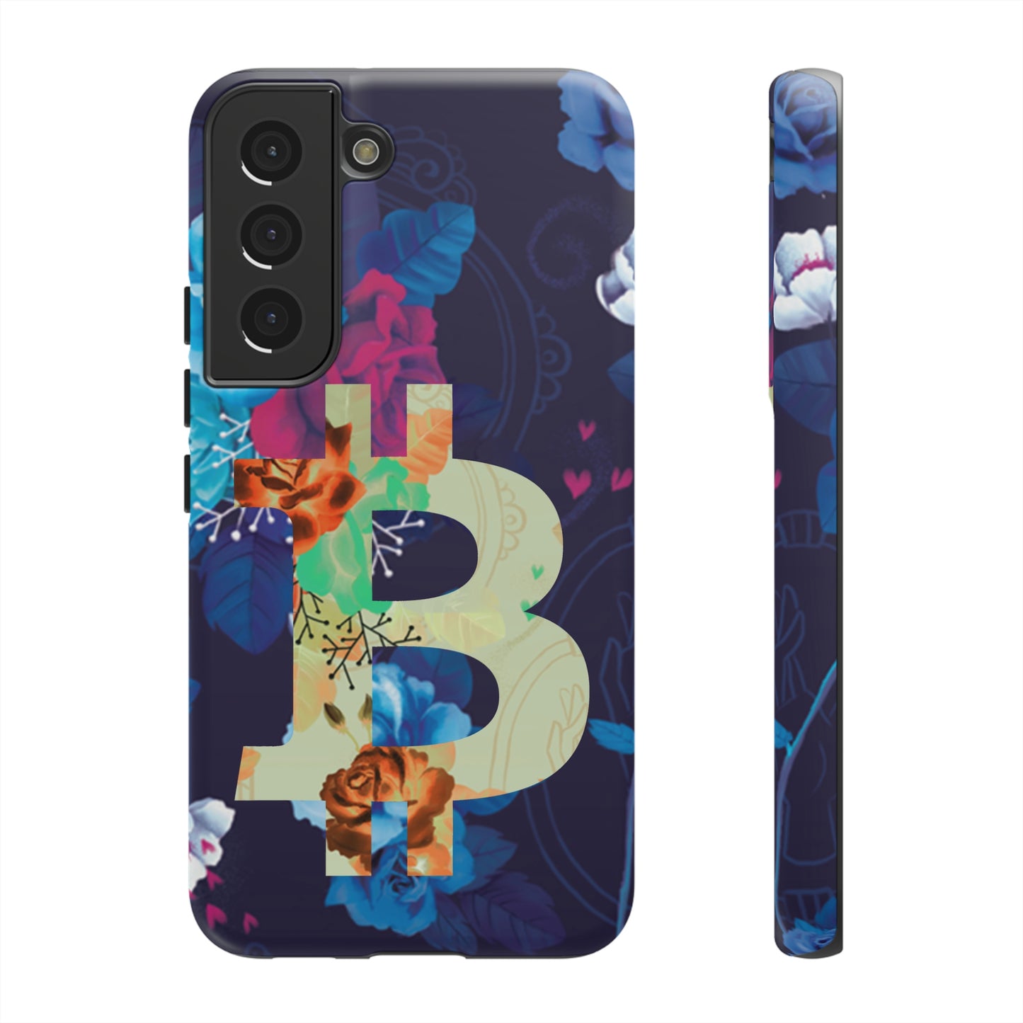 Bitcoin Flowers Art Case In N Out Crypto