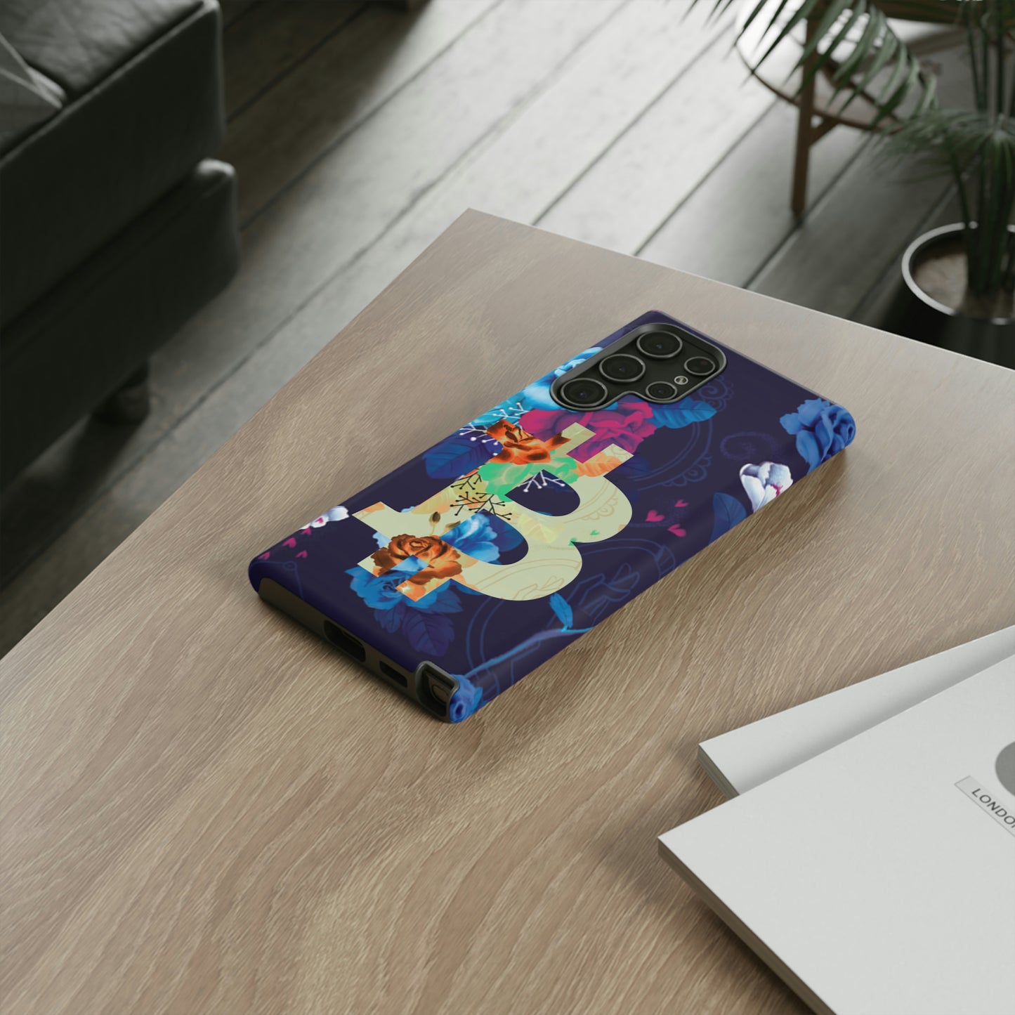 Bitcoin Flowers Art Case In N Out Crypto