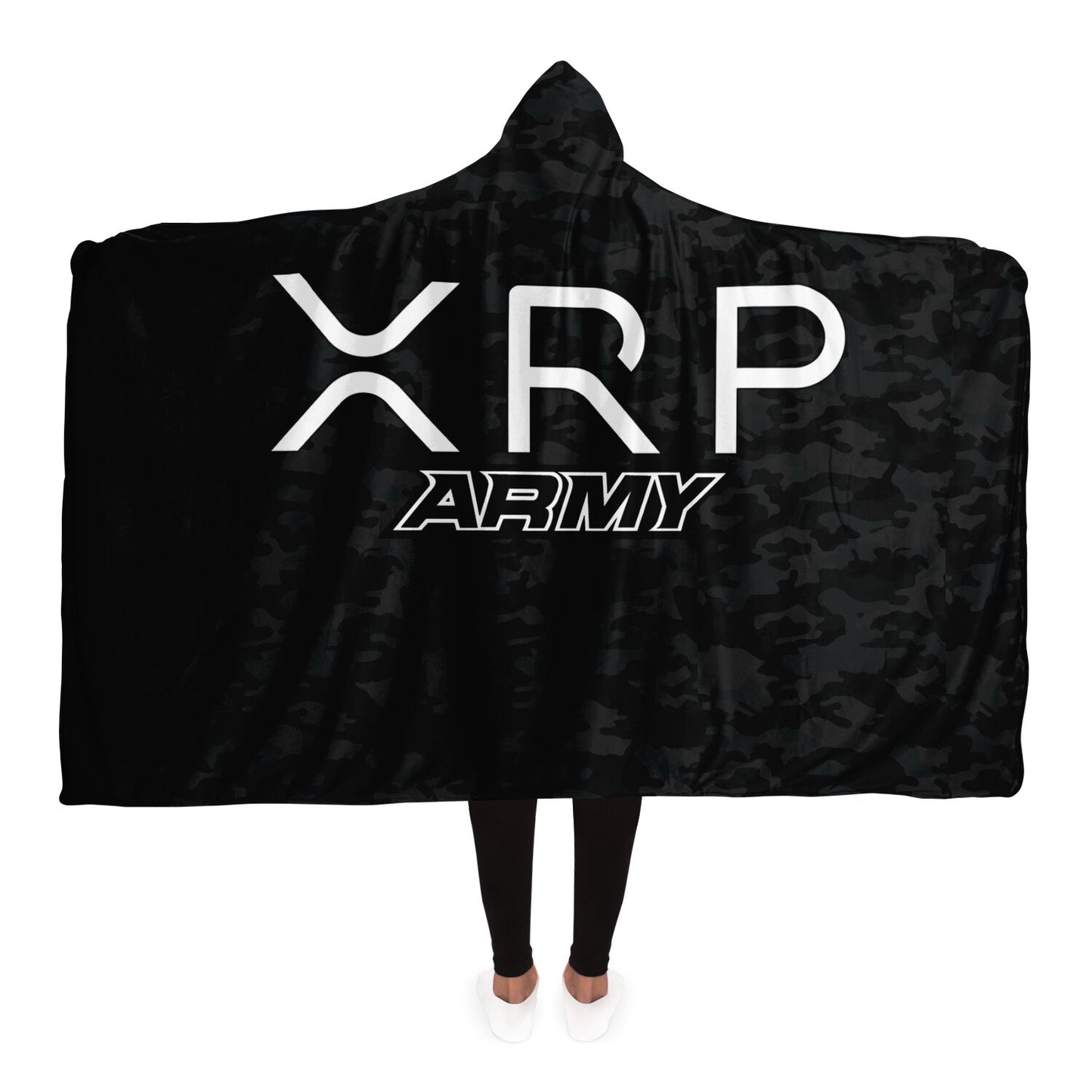 Xrp Army Dark Camo Hooded Blanket