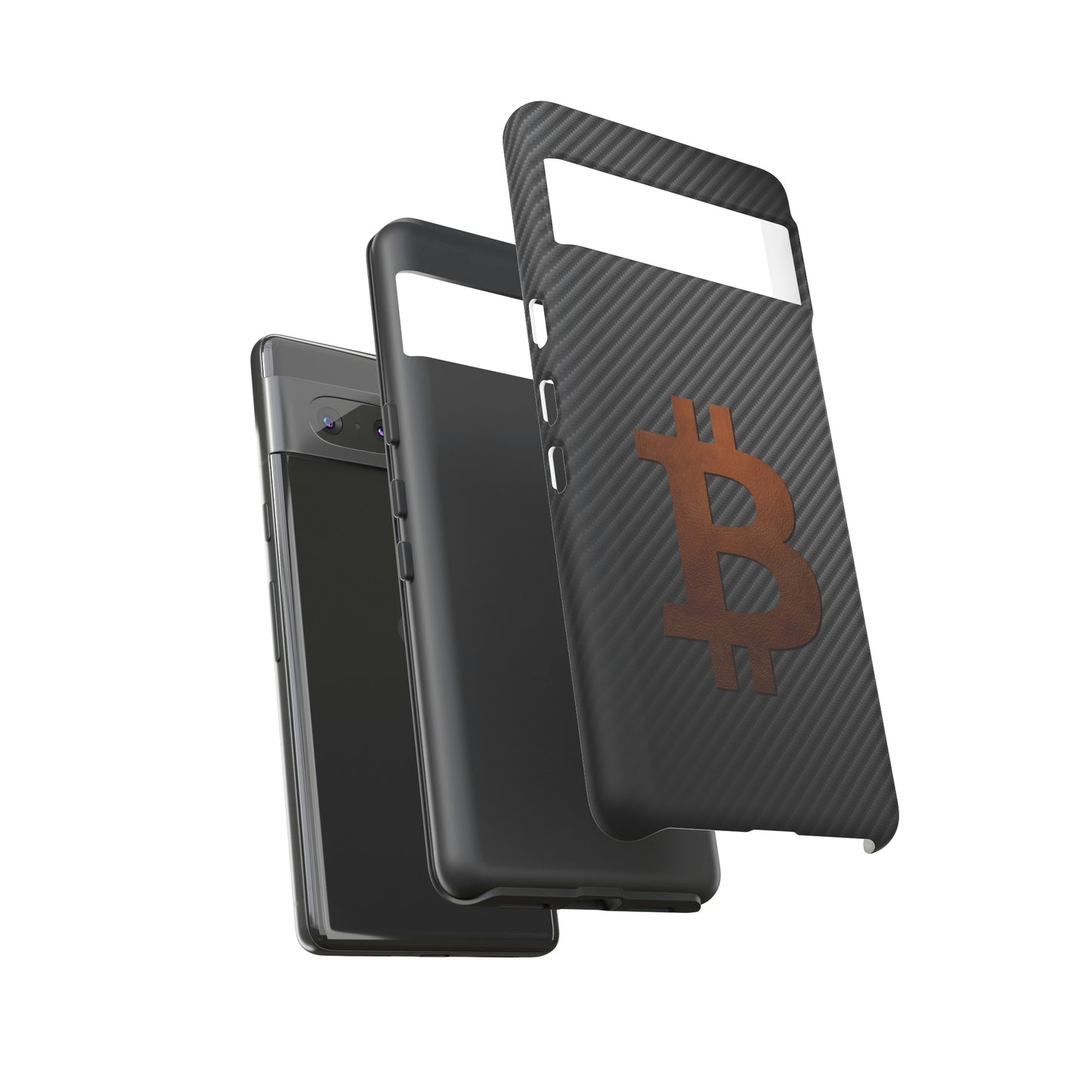 Bitcoin Fiber Brown Leather Case In N Out Crypto