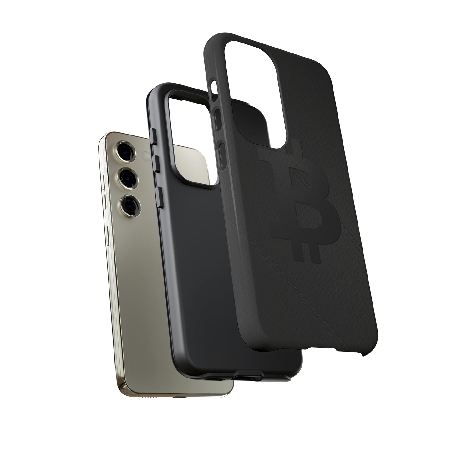 Bitcoin Leather Phone Case In N Out Crypto