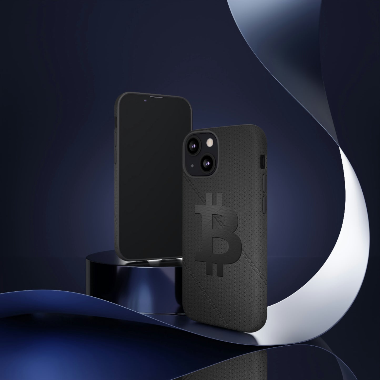 Bitcoin Leather Phone Case In N Out Crypto