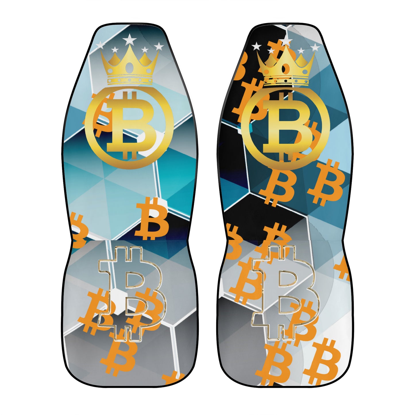 Bitcoin Car Crown | car accessories | bitcoin-car-seat-cover-set | INKPODFULFILM