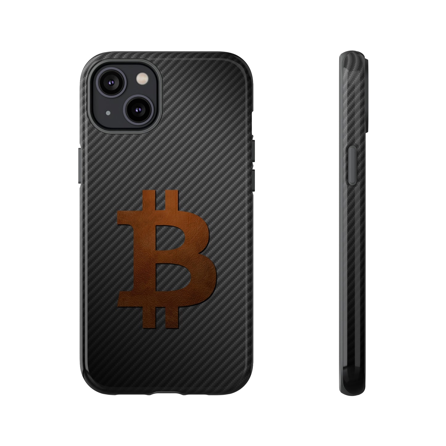 Bitcoin Fiber Brown Leather Case In N Out Crypto
