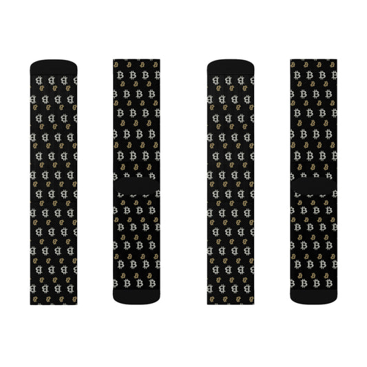 Bitcoin Simple B Socks Printify