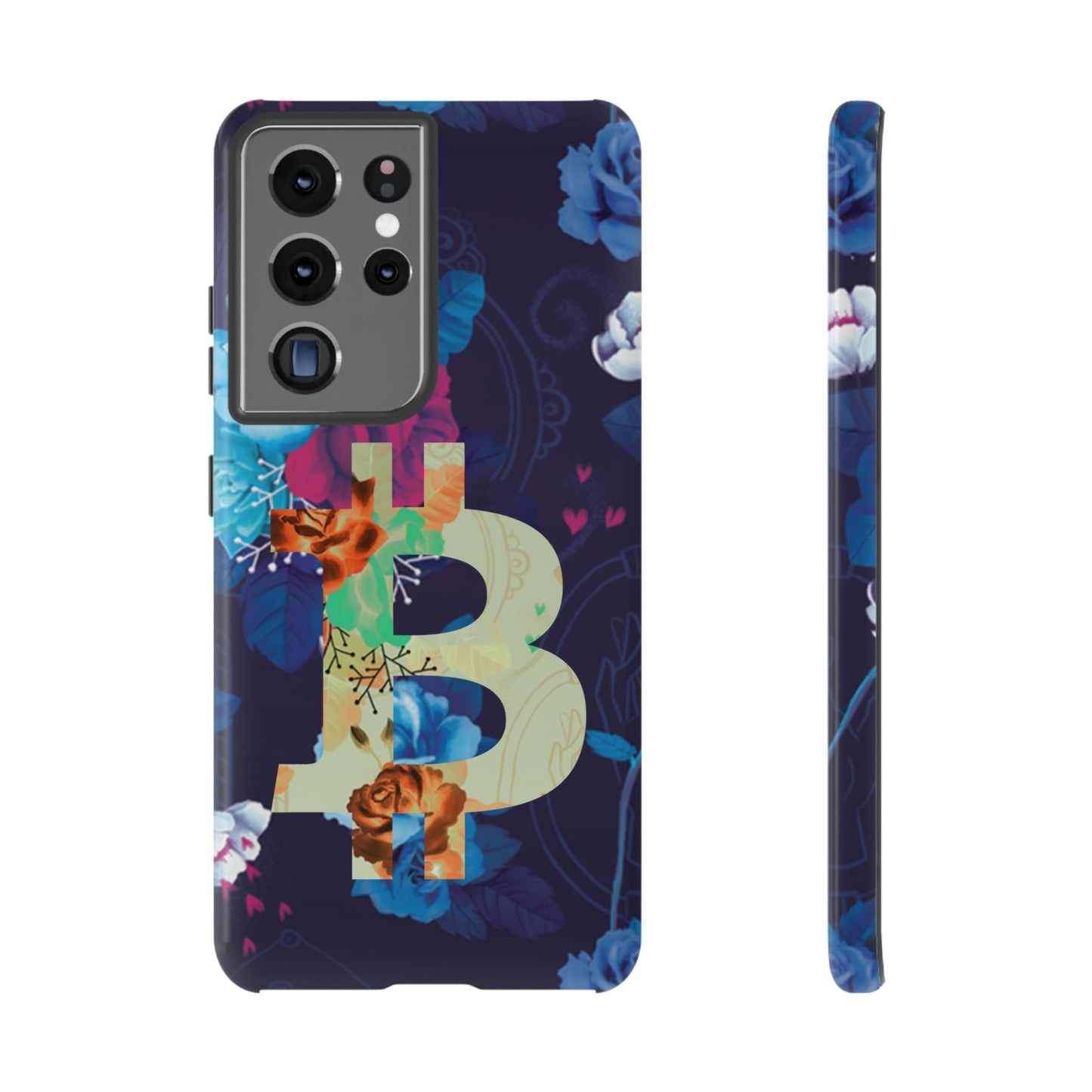 Bitcoin Flowers Art Case In N Out Crypto