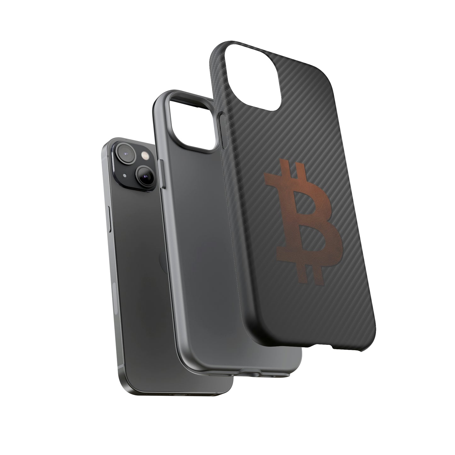 Bitcoin Fiber Brown Leather Case In N Out Crypto