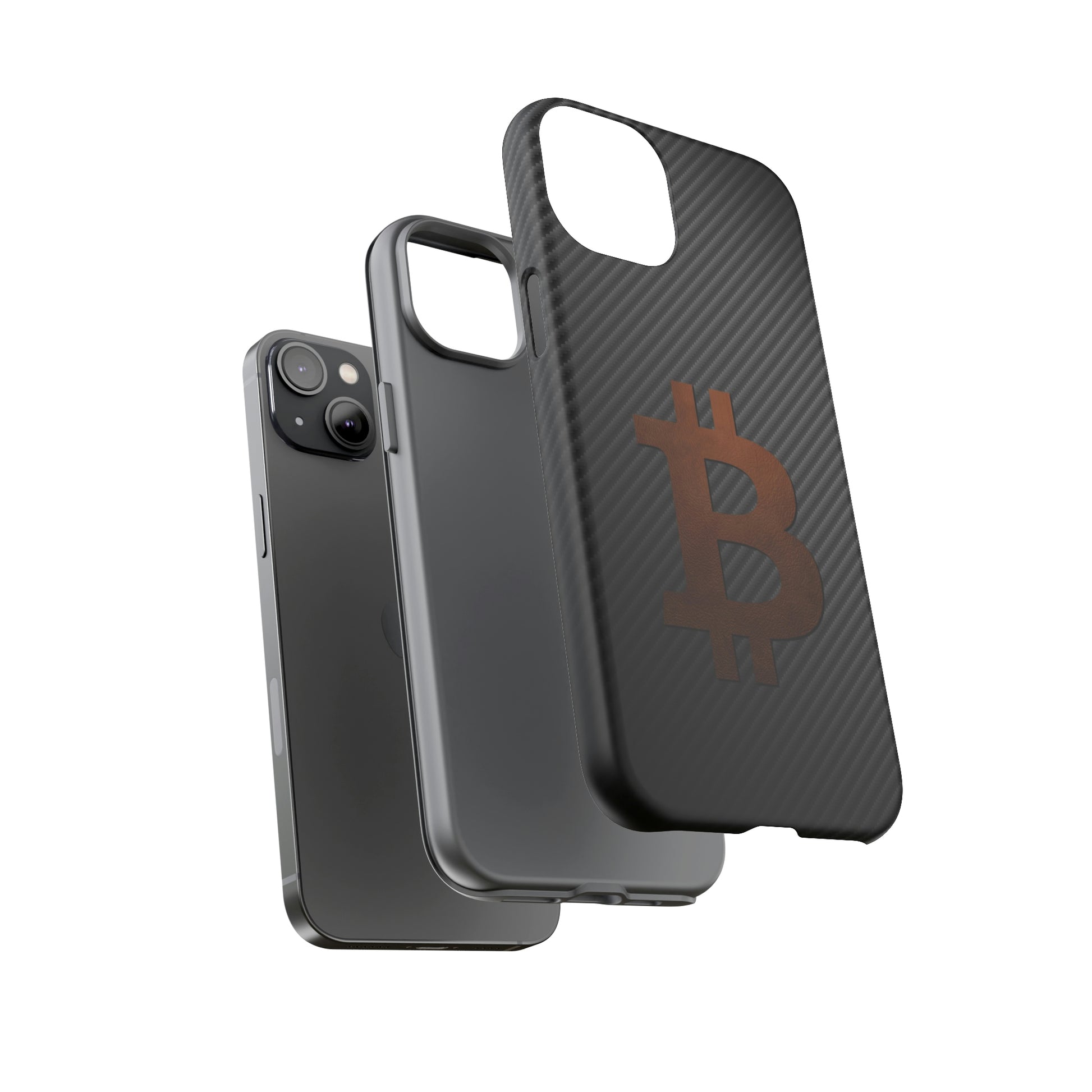 Bitcoin Fiber Brown Leather Case In N Out Crypto