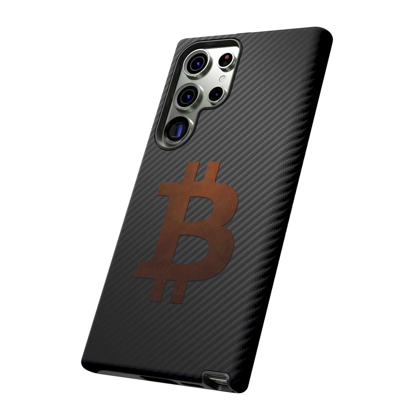 Bitcoin Fiber Brown Leather Case In N Out Crypto