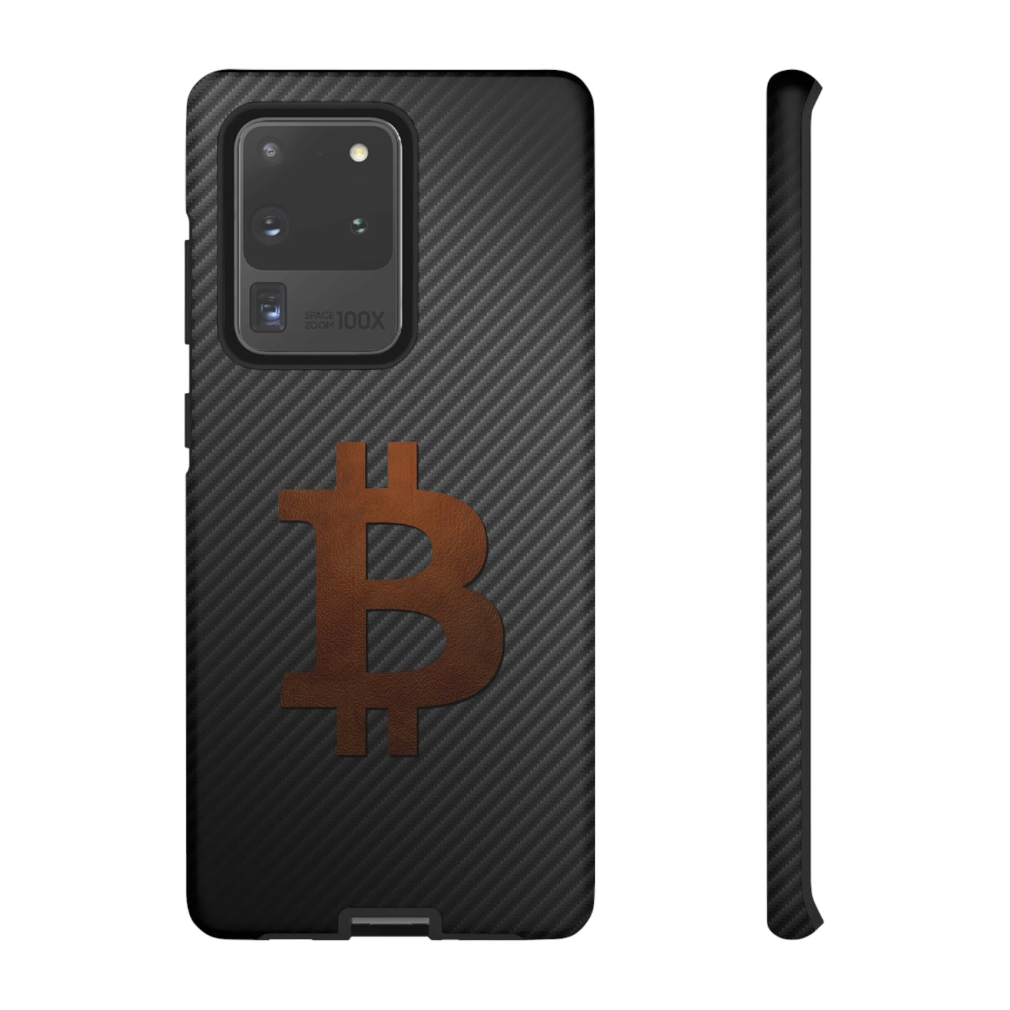 Bitcoin Fiber Brown Leather Case In N Out Crypto