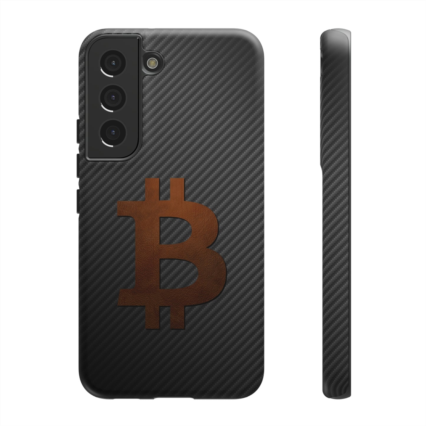 Bitcoin Fiber Brown Leather Case In N Out Crypto