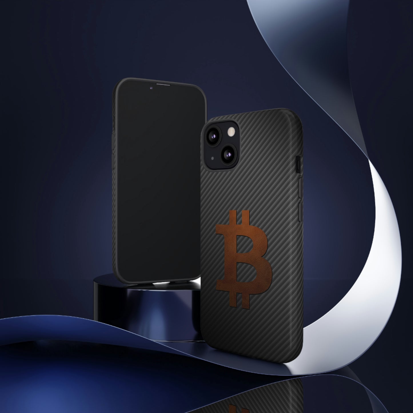 Bitcoin Fiber Brown Leather Case In N Out Crypto