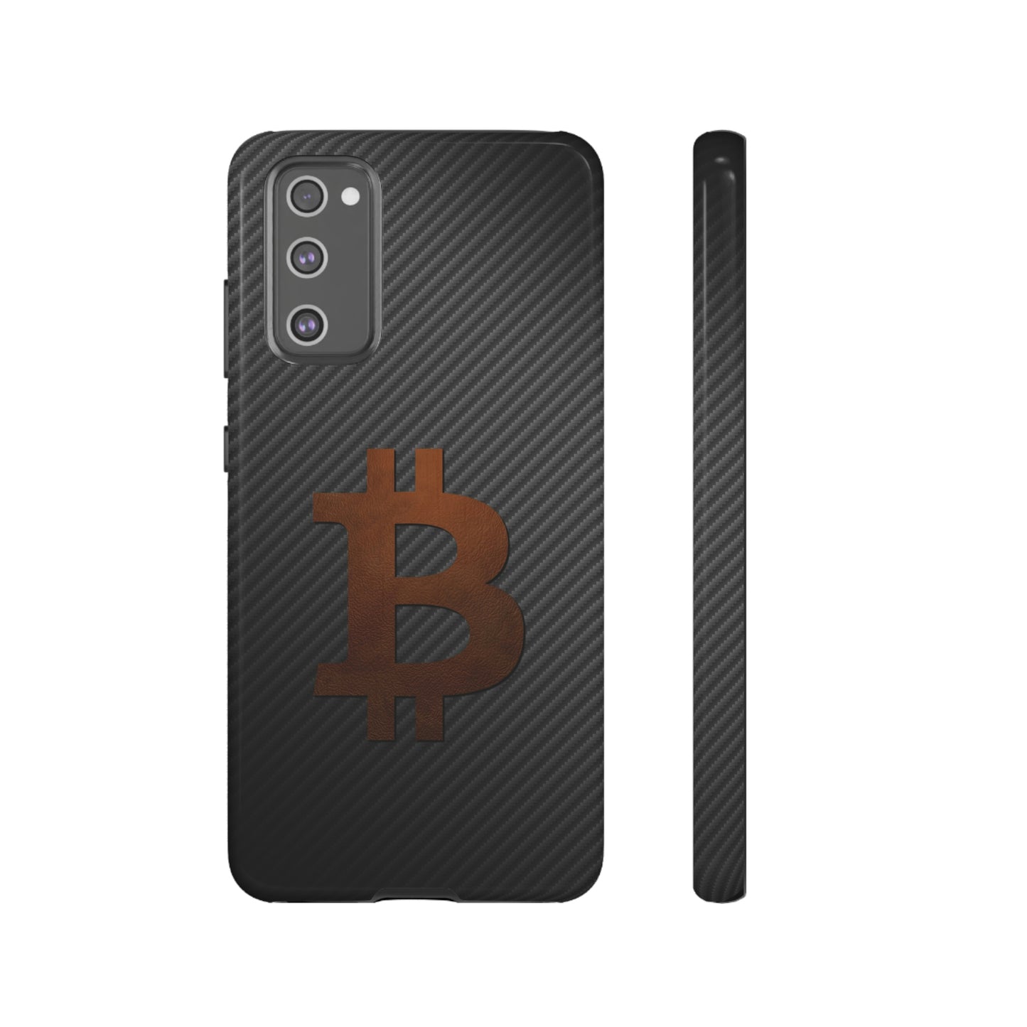 Bitcoin Fiber Brown Leather Case In N Out Crypto
