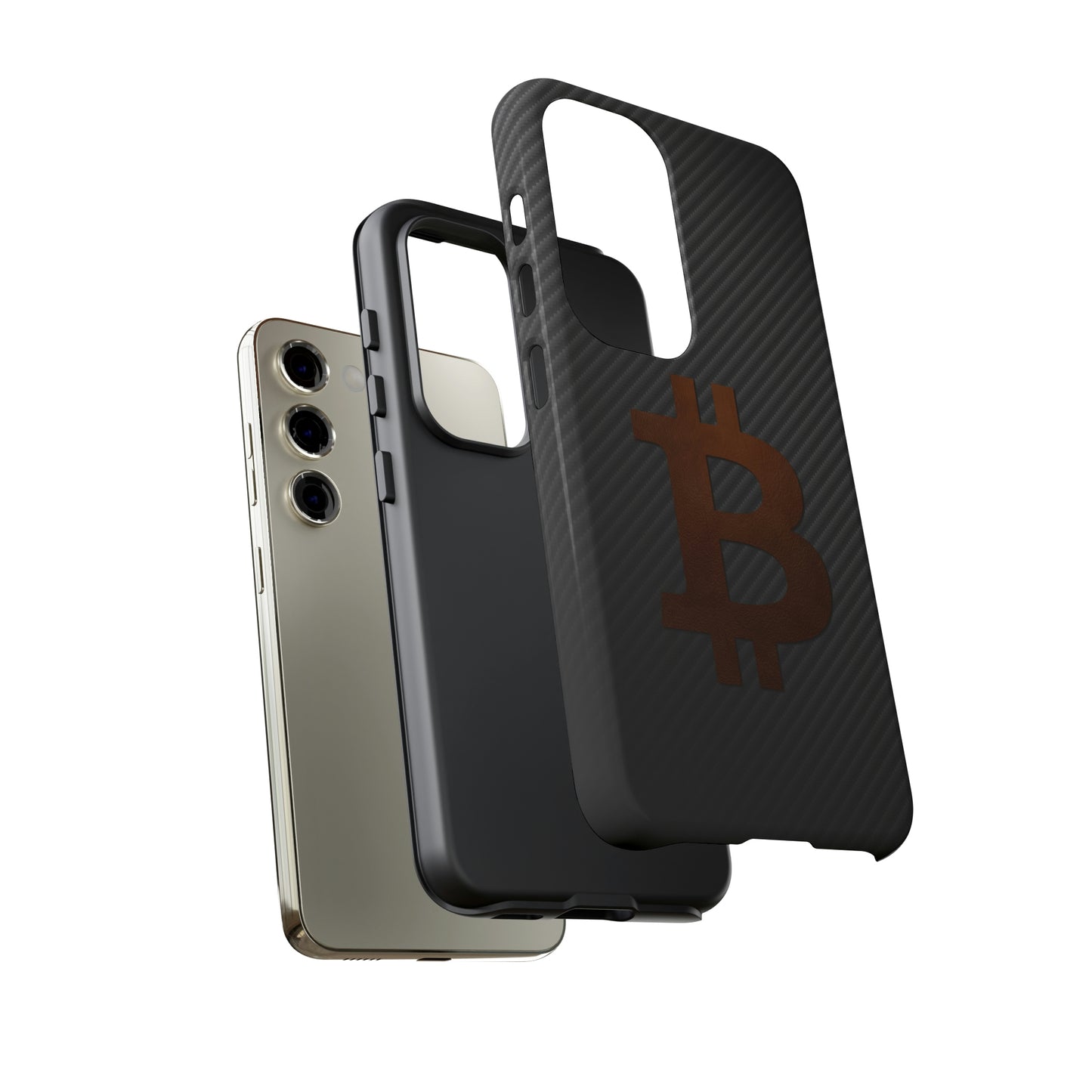 Bitcoin Fiber Brown Leather Case In N Out Crypto