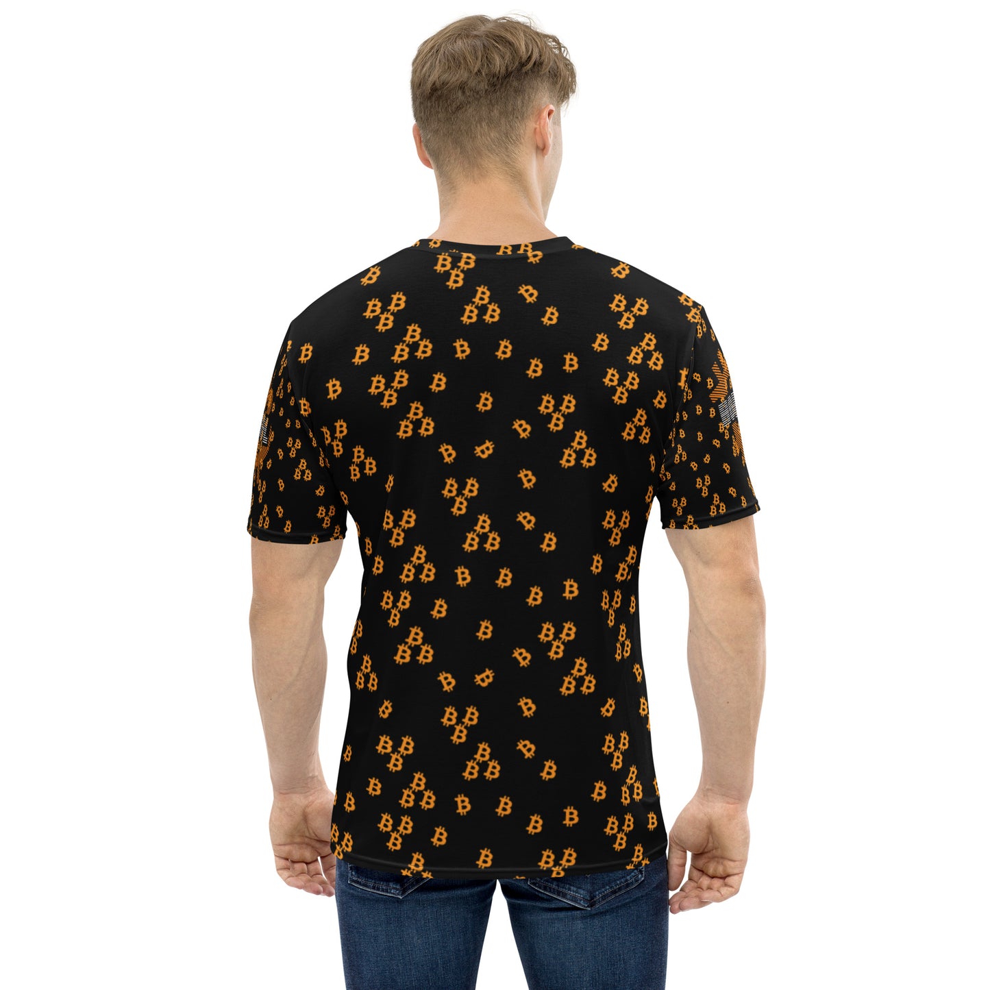 Bitcoin Stripes Aop printful