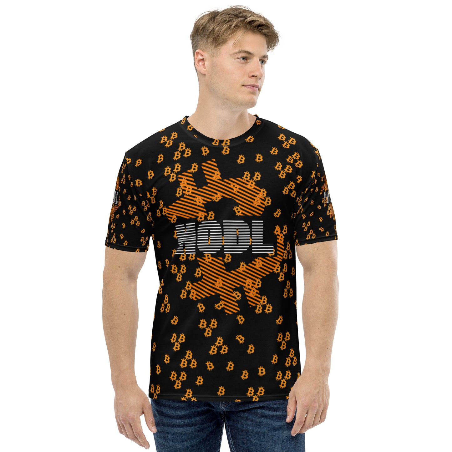 Bitcoin Stripes Aop printful