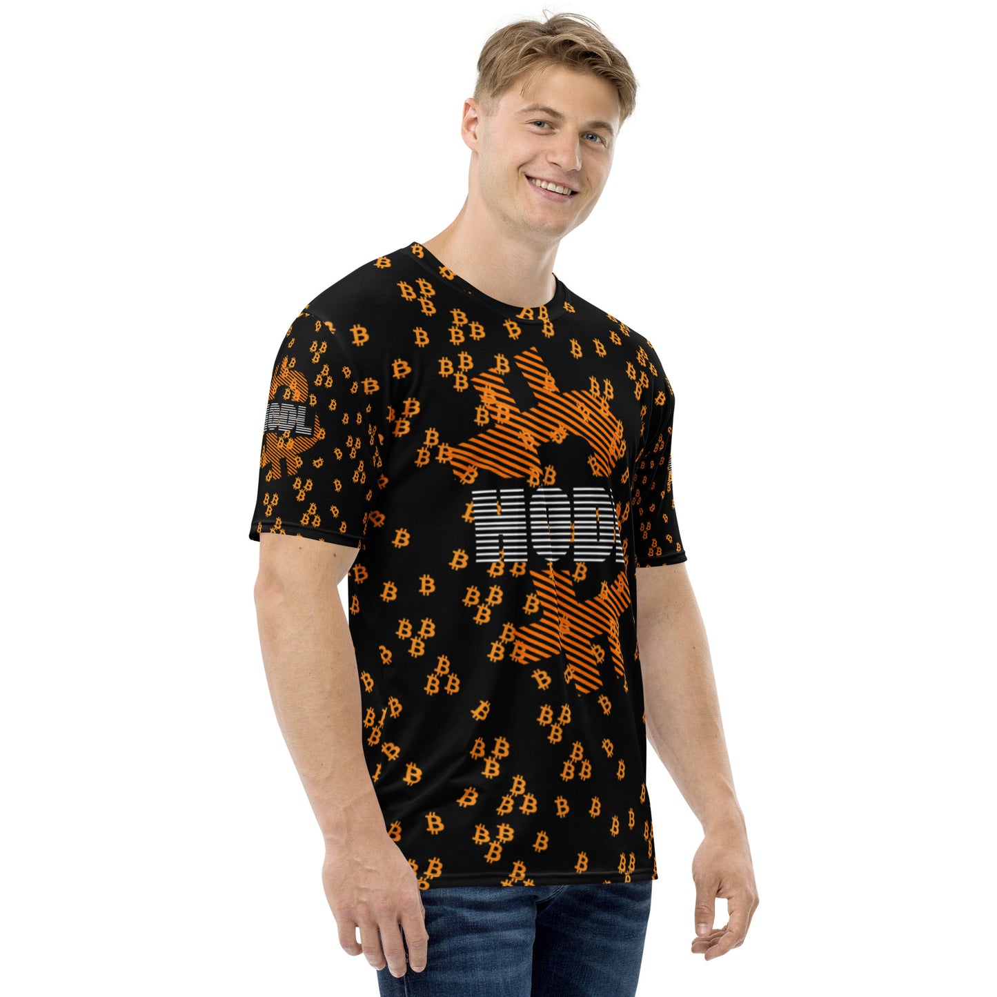 Bitcoin Stripes Aop printful
