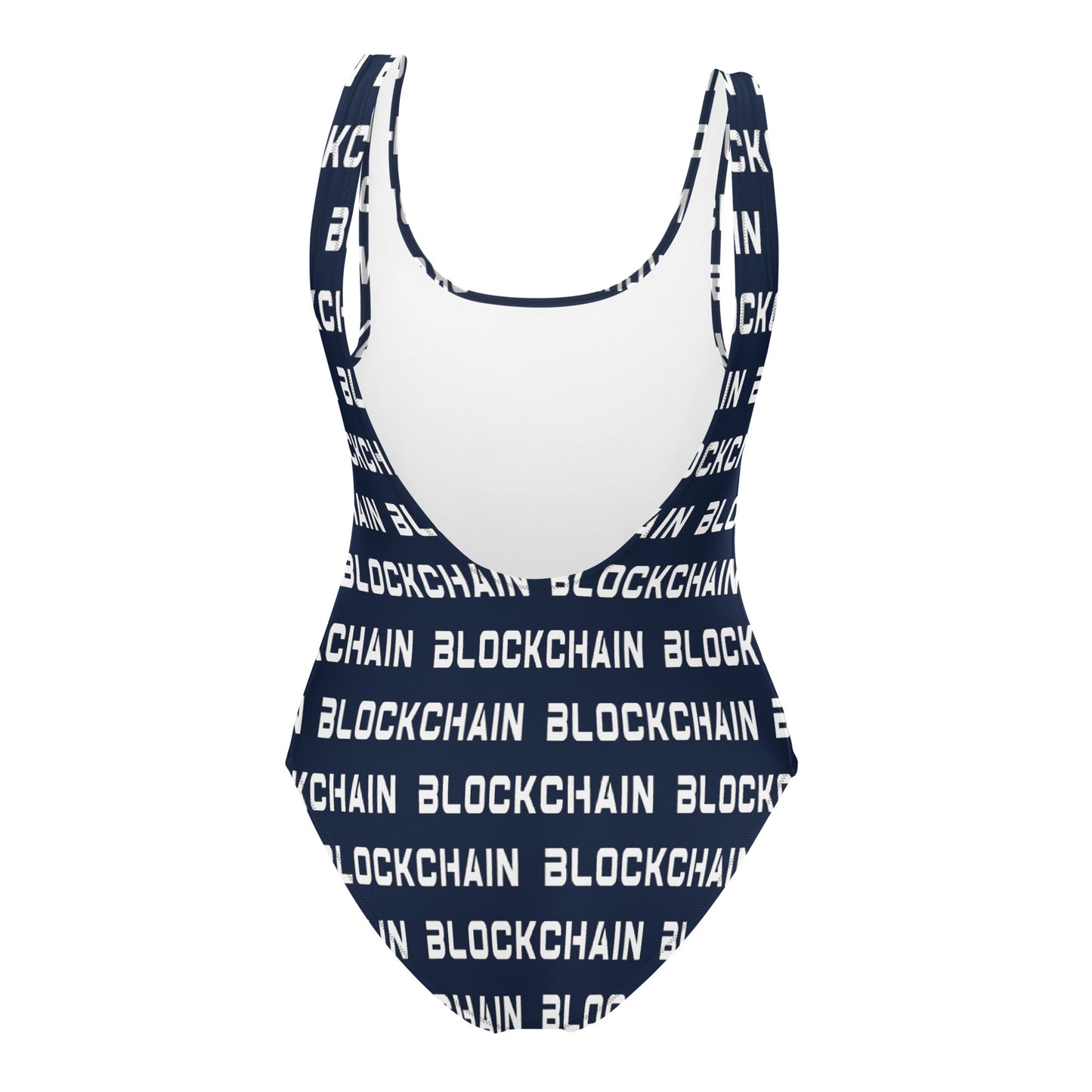 Blockchain Swimsuit printful