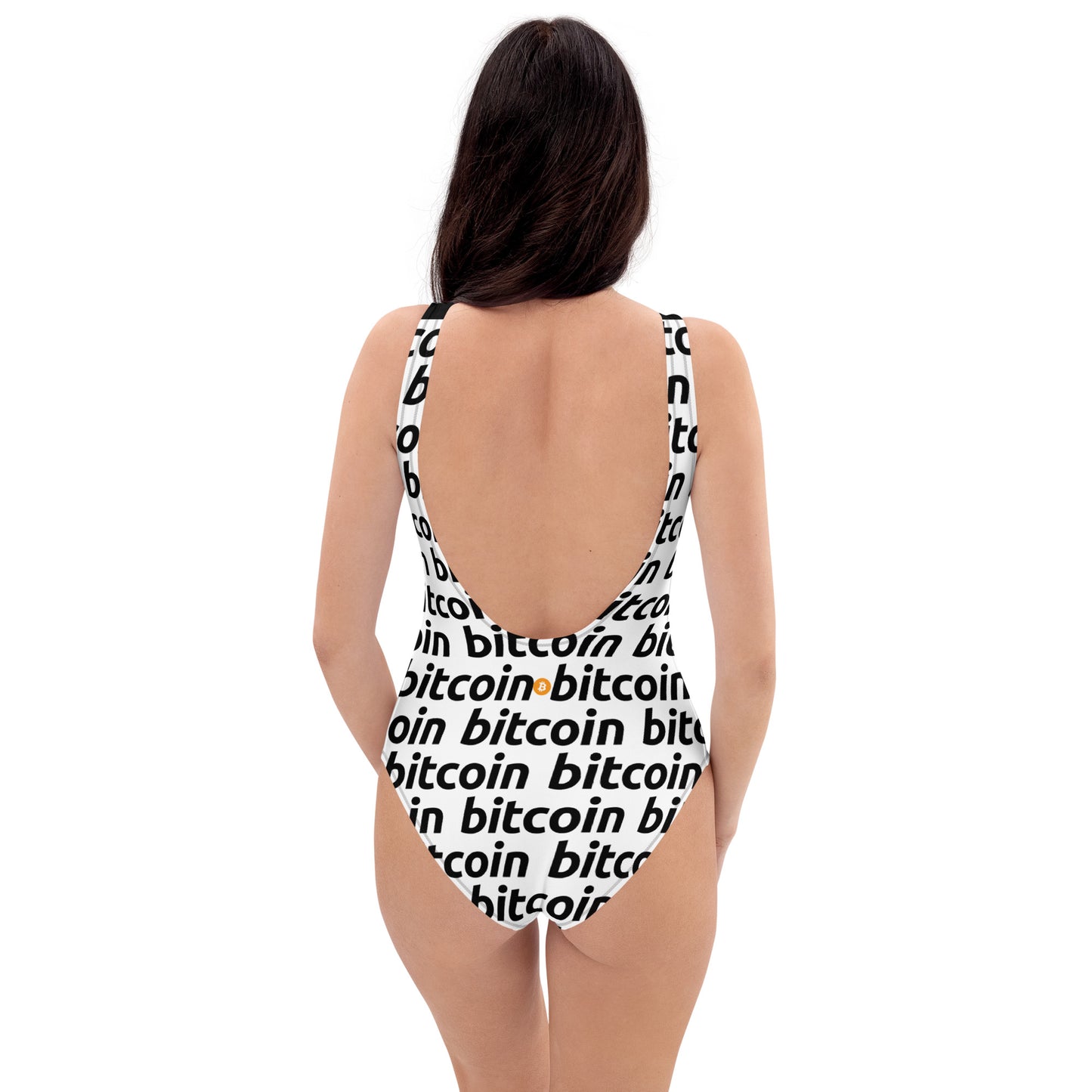 Bitcoin Sleek Swimsuit printful
